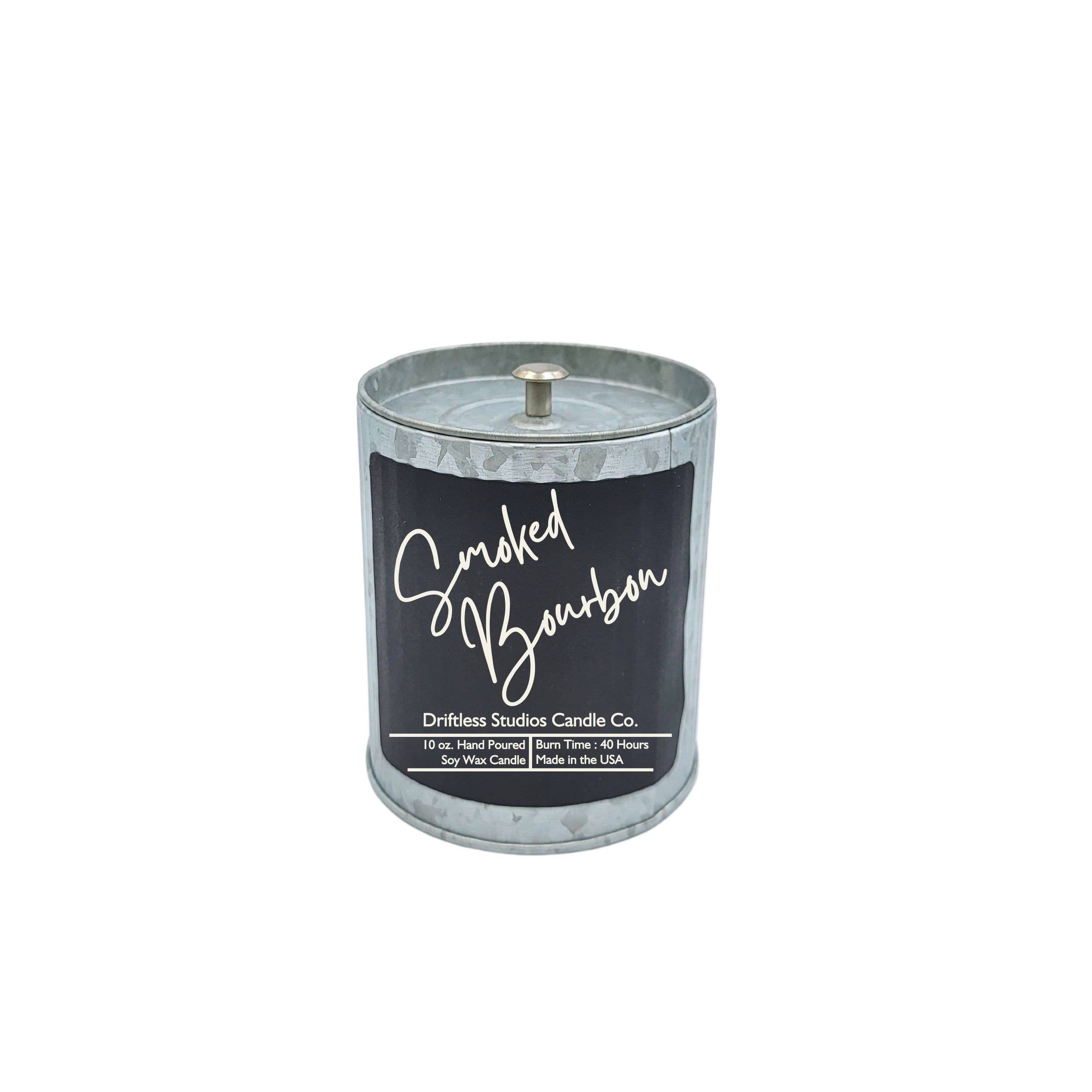 Smoked Bourbon Rustic Soy Wax Candles With Masculine Scent