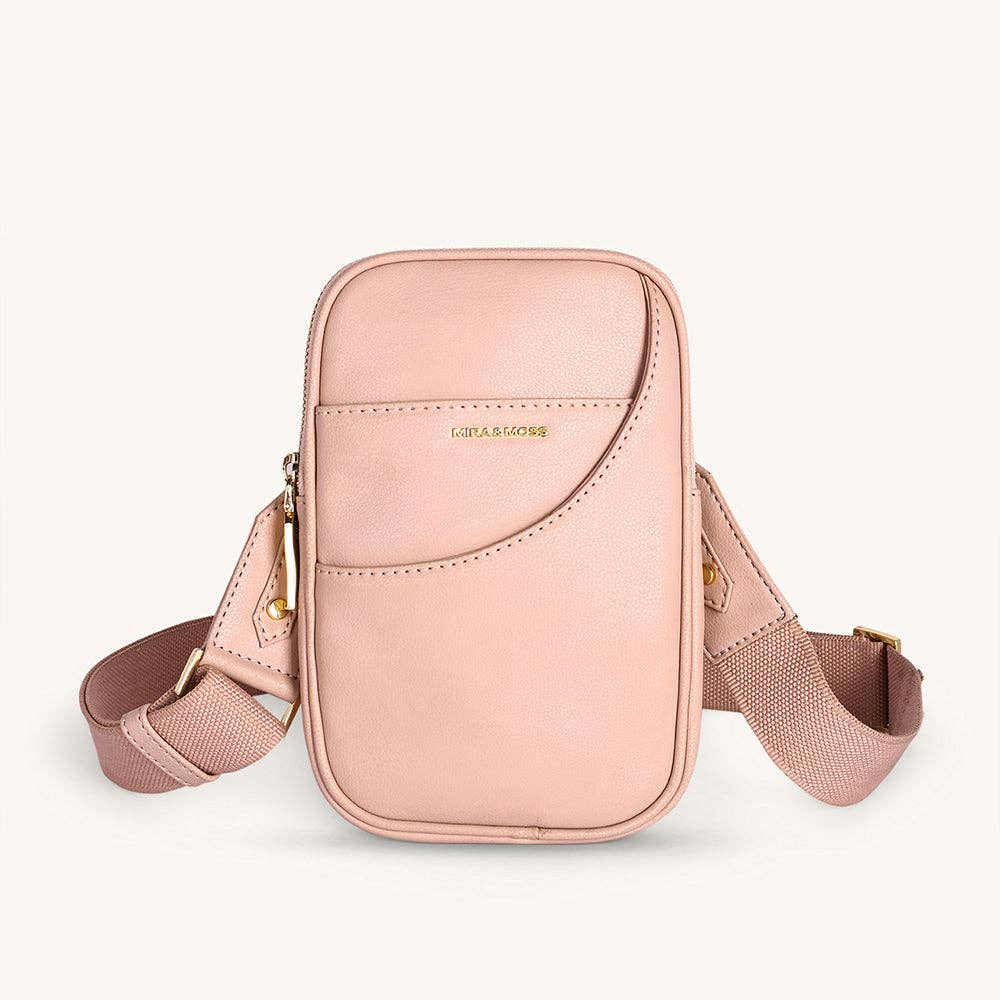 Mira & Moss Iris Mini-Crossbody Bag - Transcendent Pink