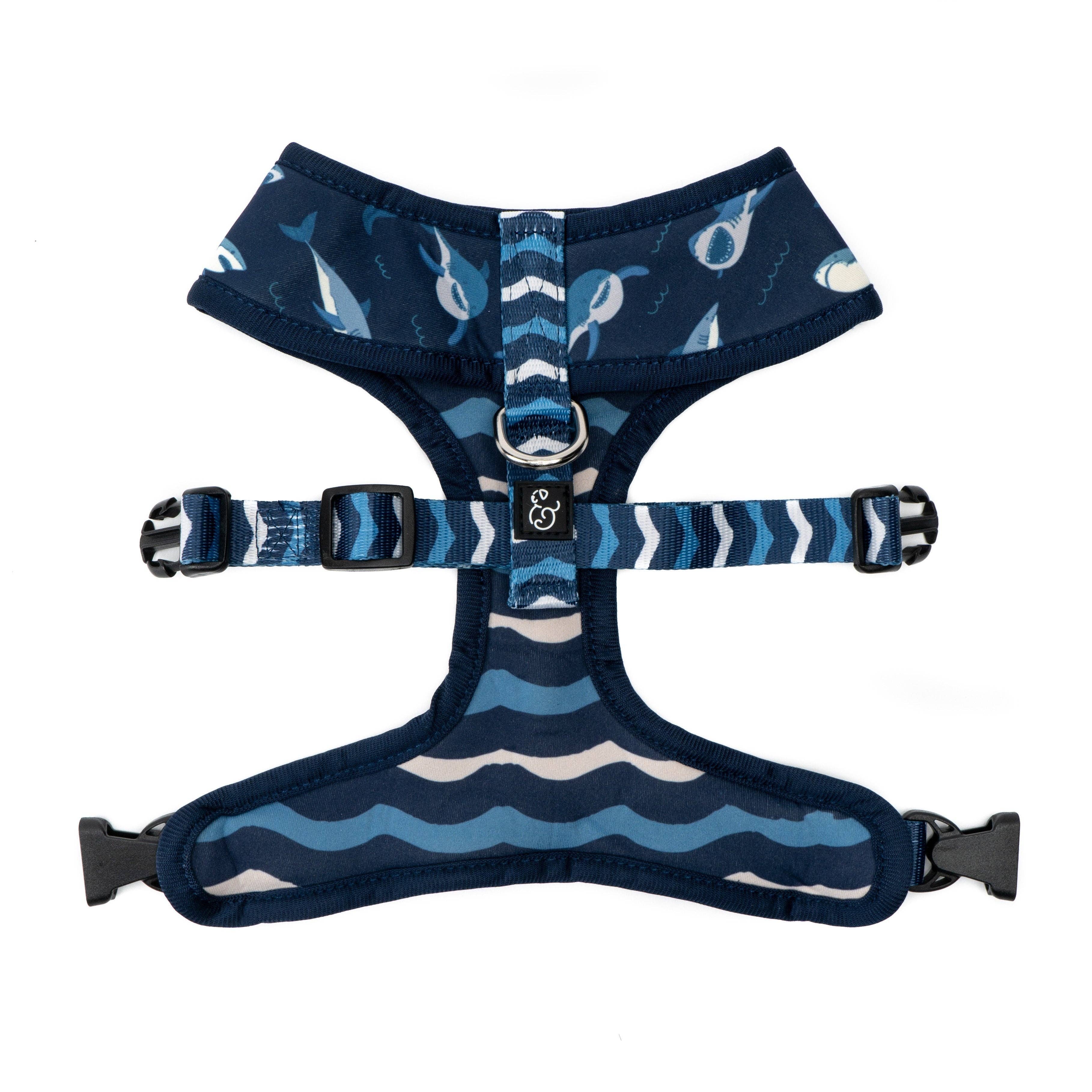 Shark Attack Reversible Dog Harness