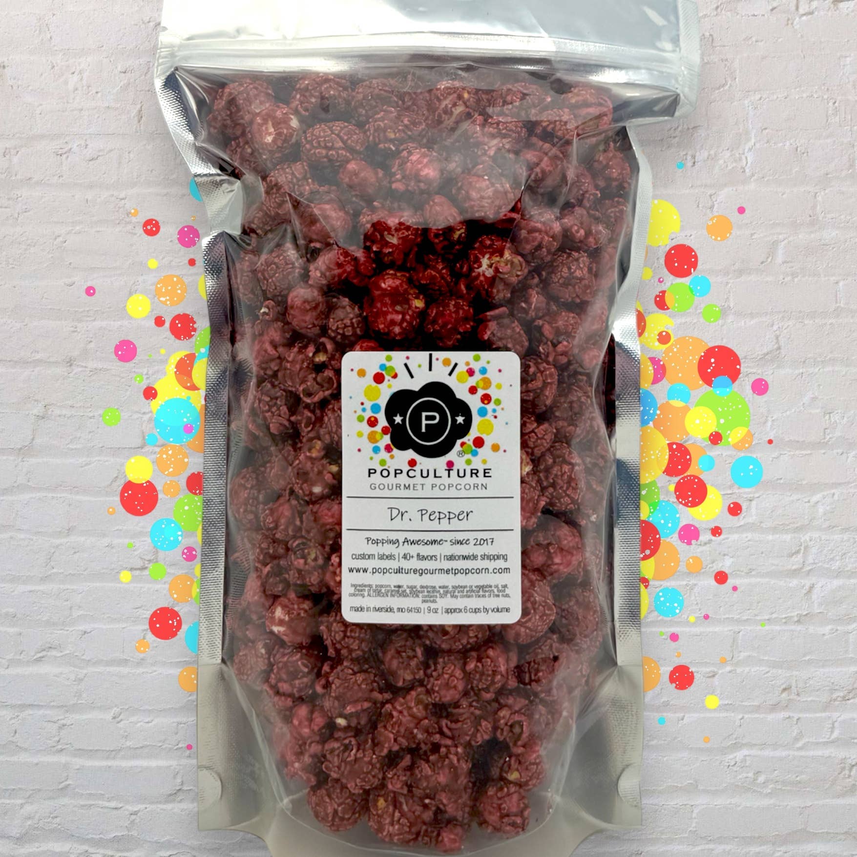 Dr. Pepper Gourmet Popcorn