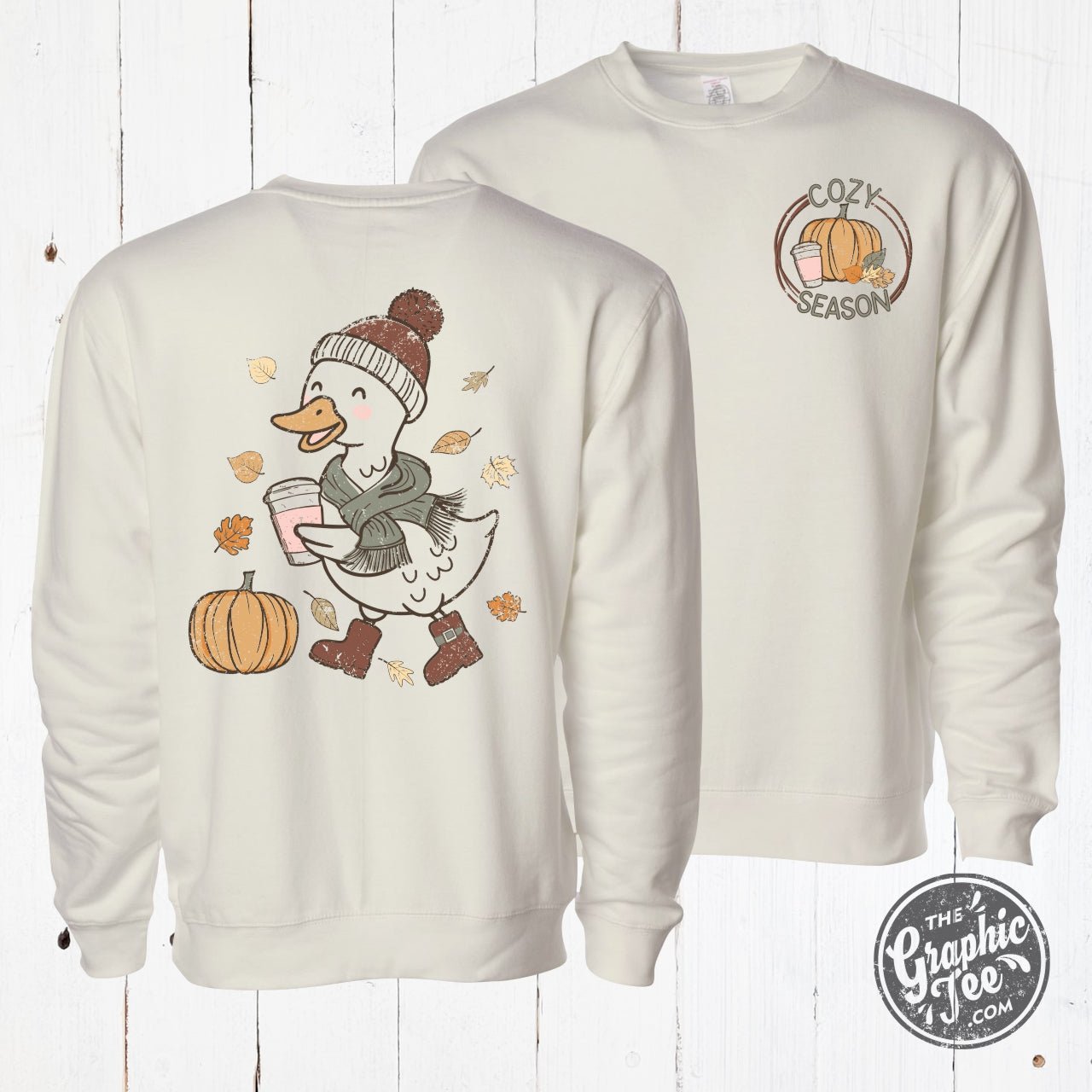 Cozy Season Duck Crewneck Sweatshirt