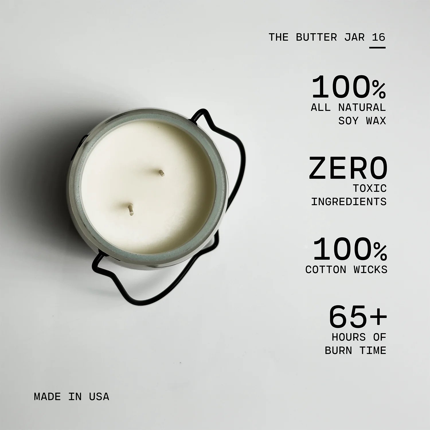 Victorian Christmas Candle | 16 oz Butter Jar