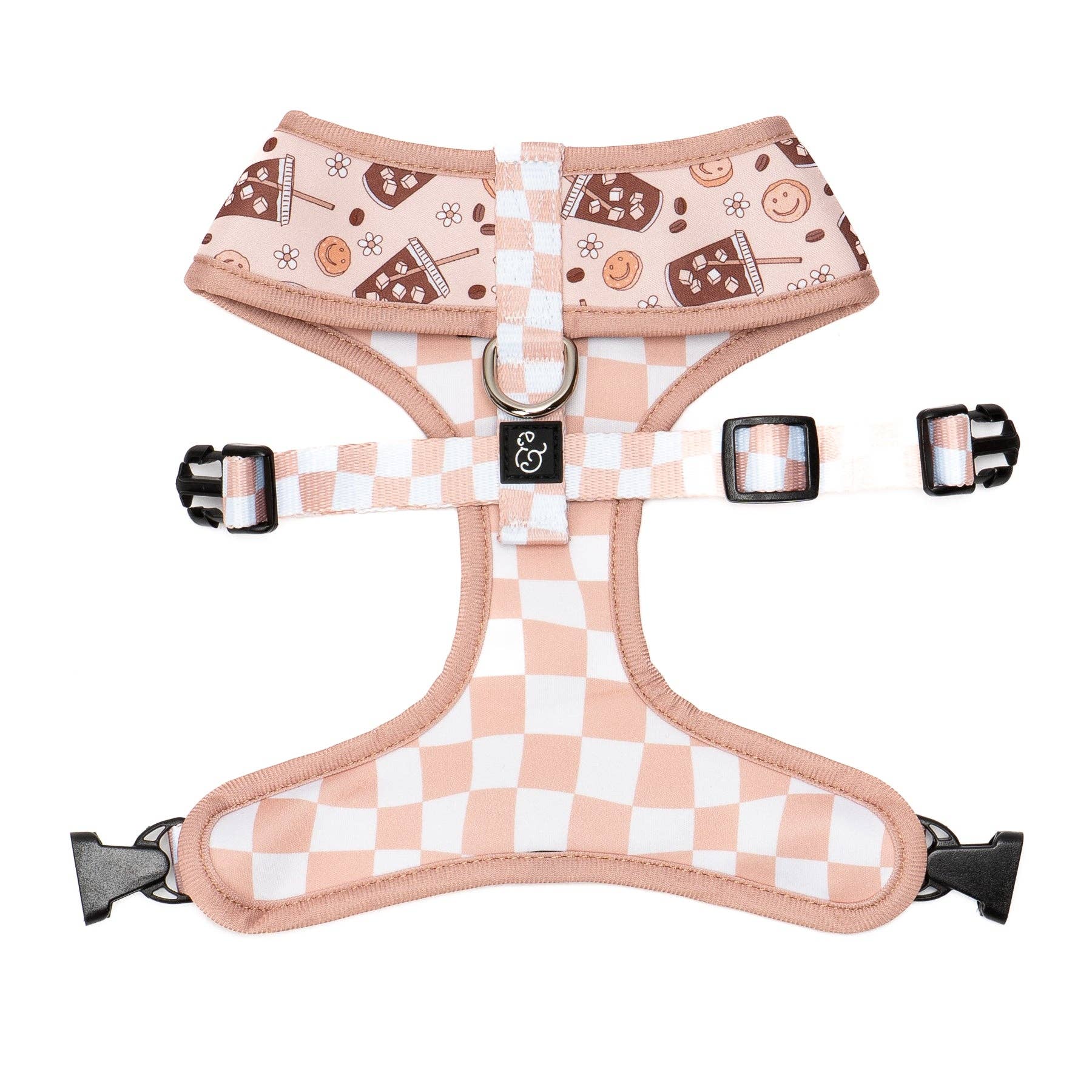 Iced Coffee SZN Reversible Dog Harness