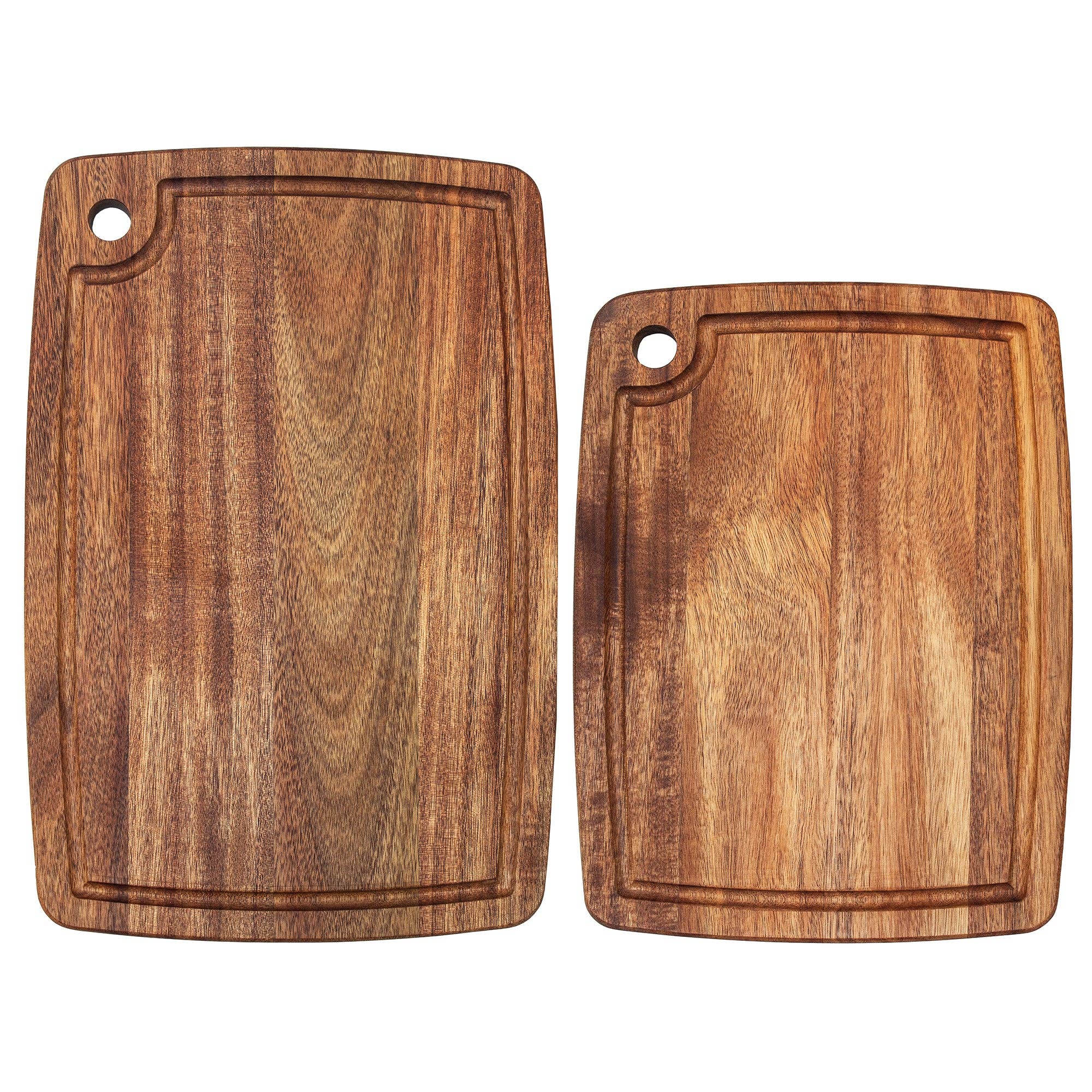 TB Home® 2-Piece Acacia Wood Cutting Board Set