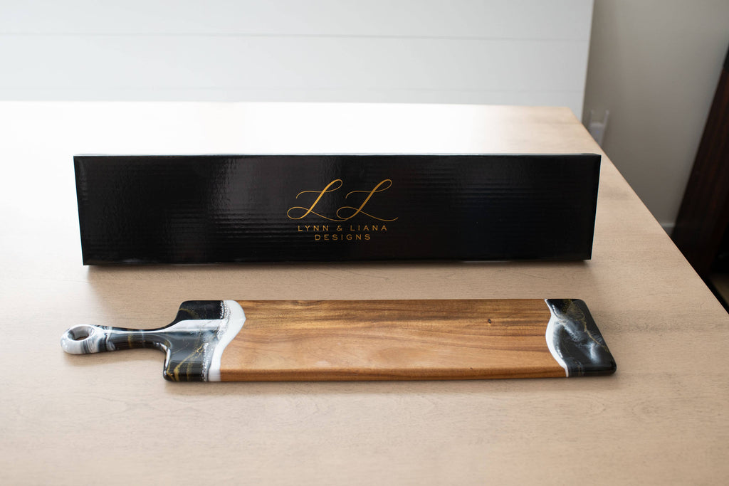 Resin Cheese/Charcuterie Board - Baguette 5"x24"