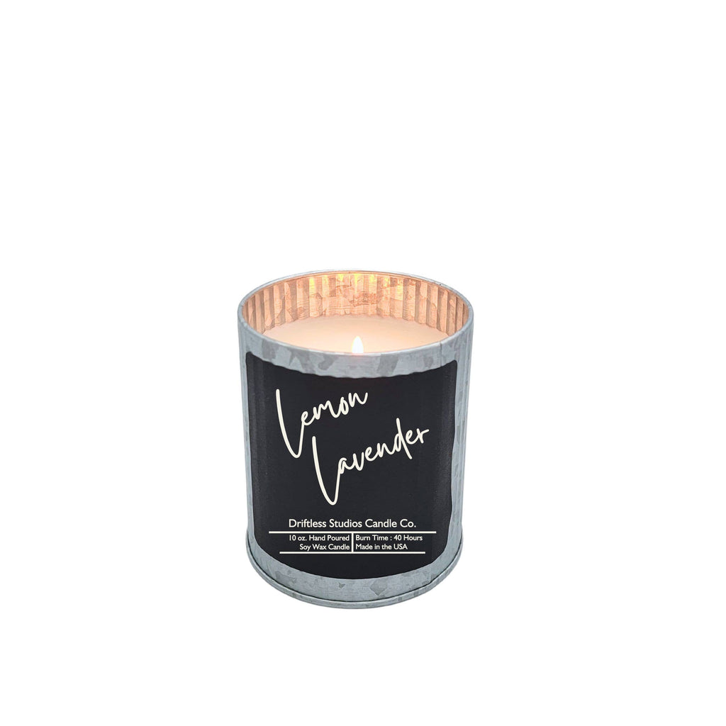 Lemon Lavender Rustic Farmhouse Soy Wax Candles