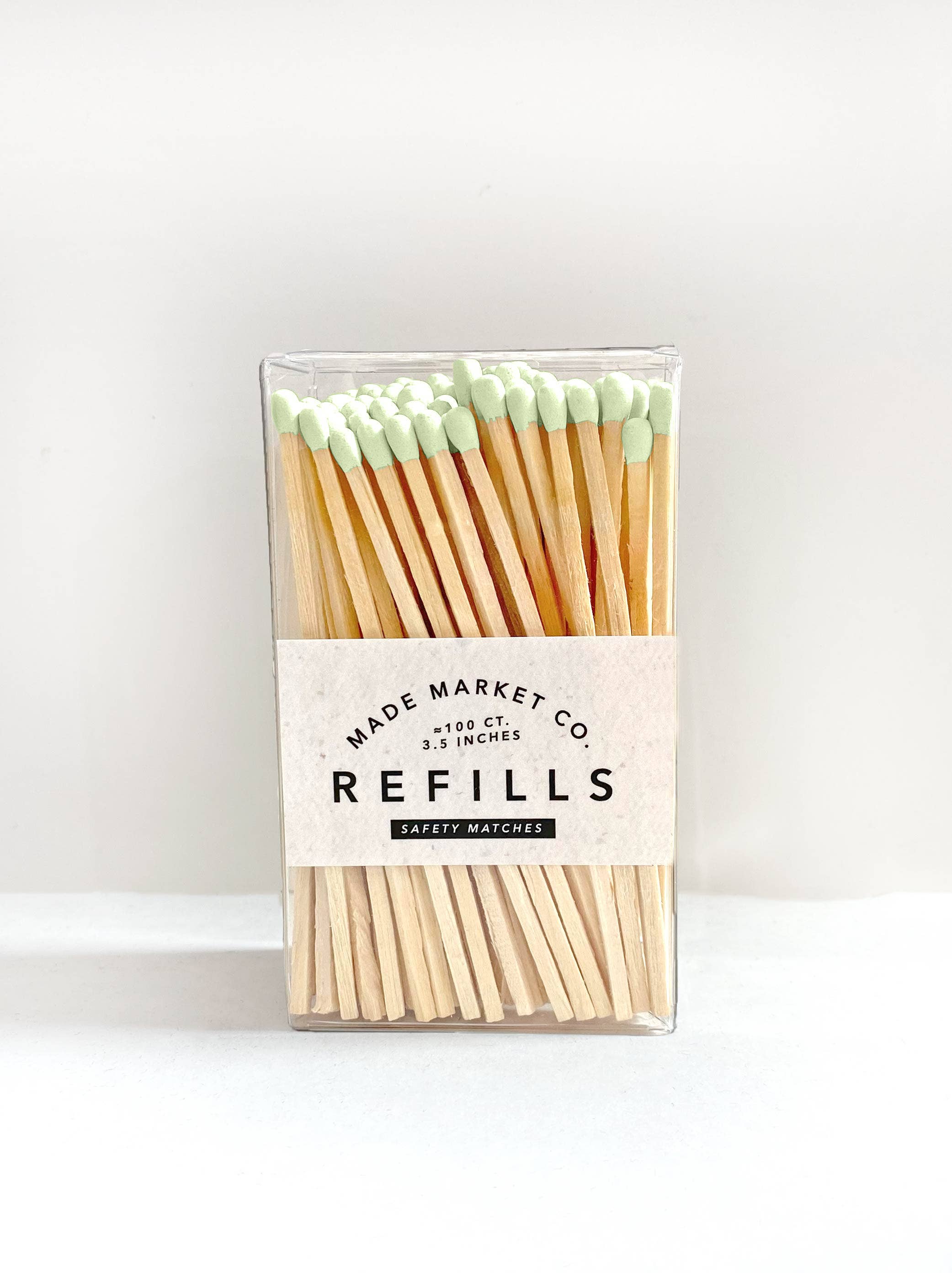 Refills of Wooden Safety Matches Cottage Style - ALL COLORS