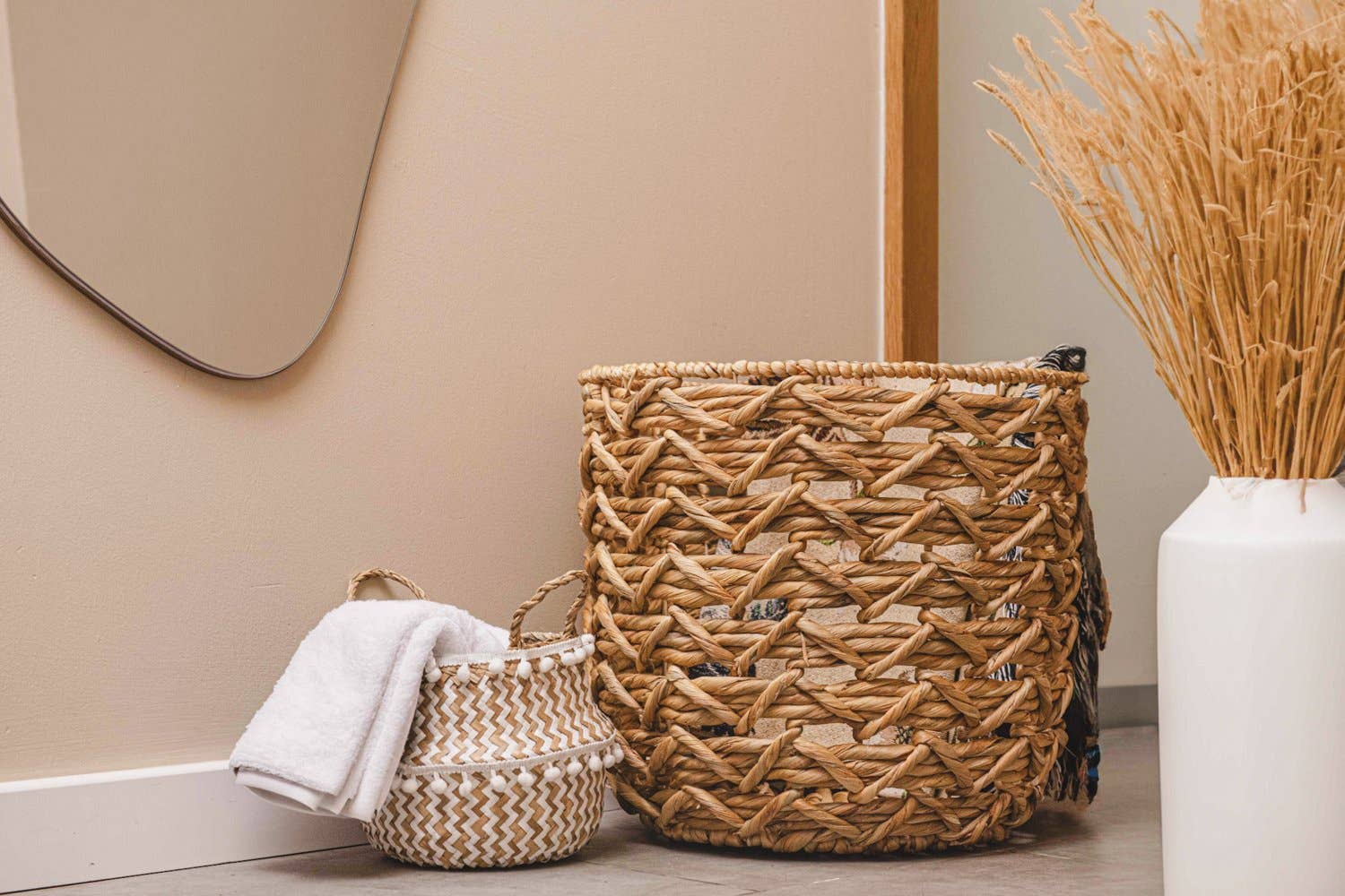 Water Hyacinth Storage Basket – Nursery & Home Organizer