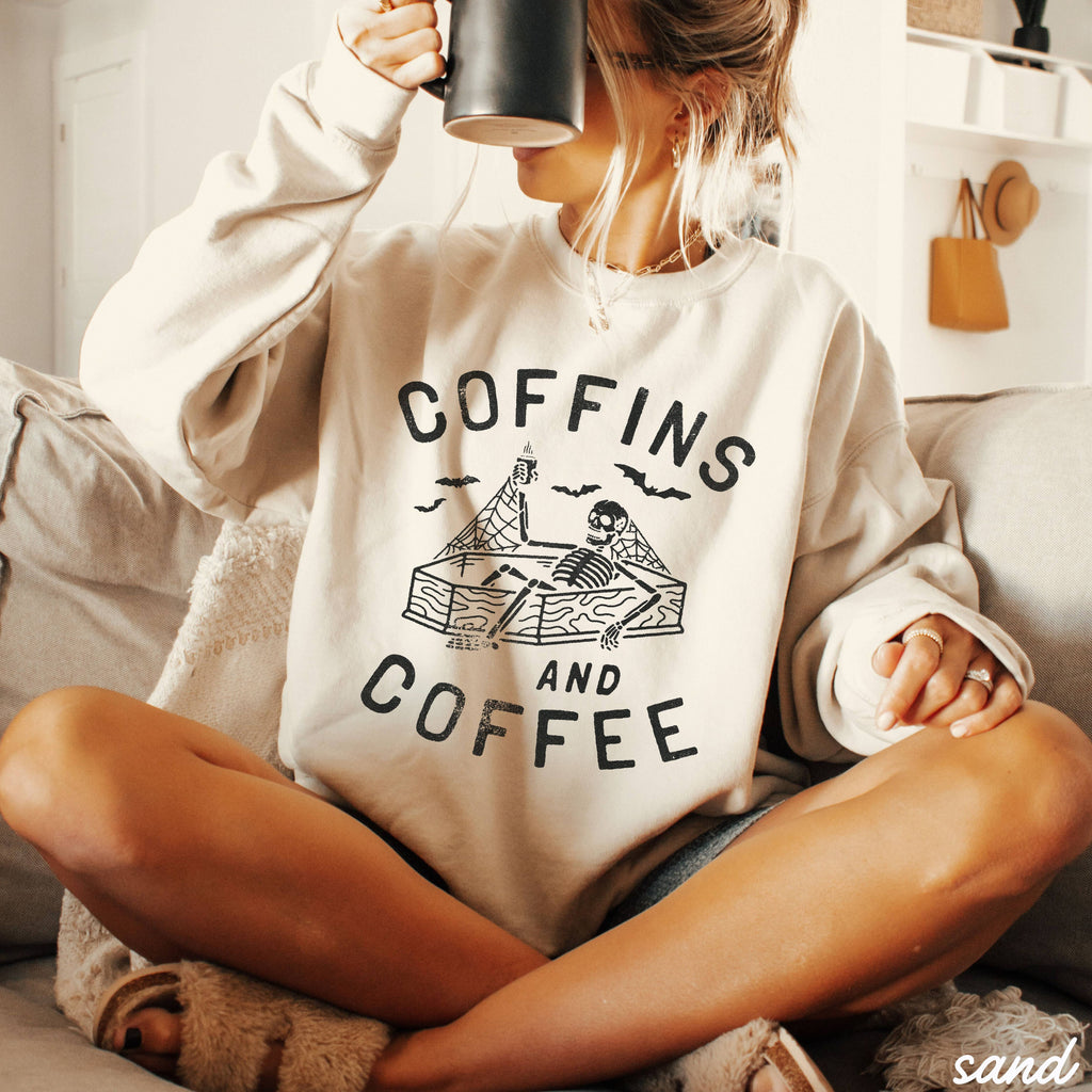Coffins and Coffee Sweatshirt