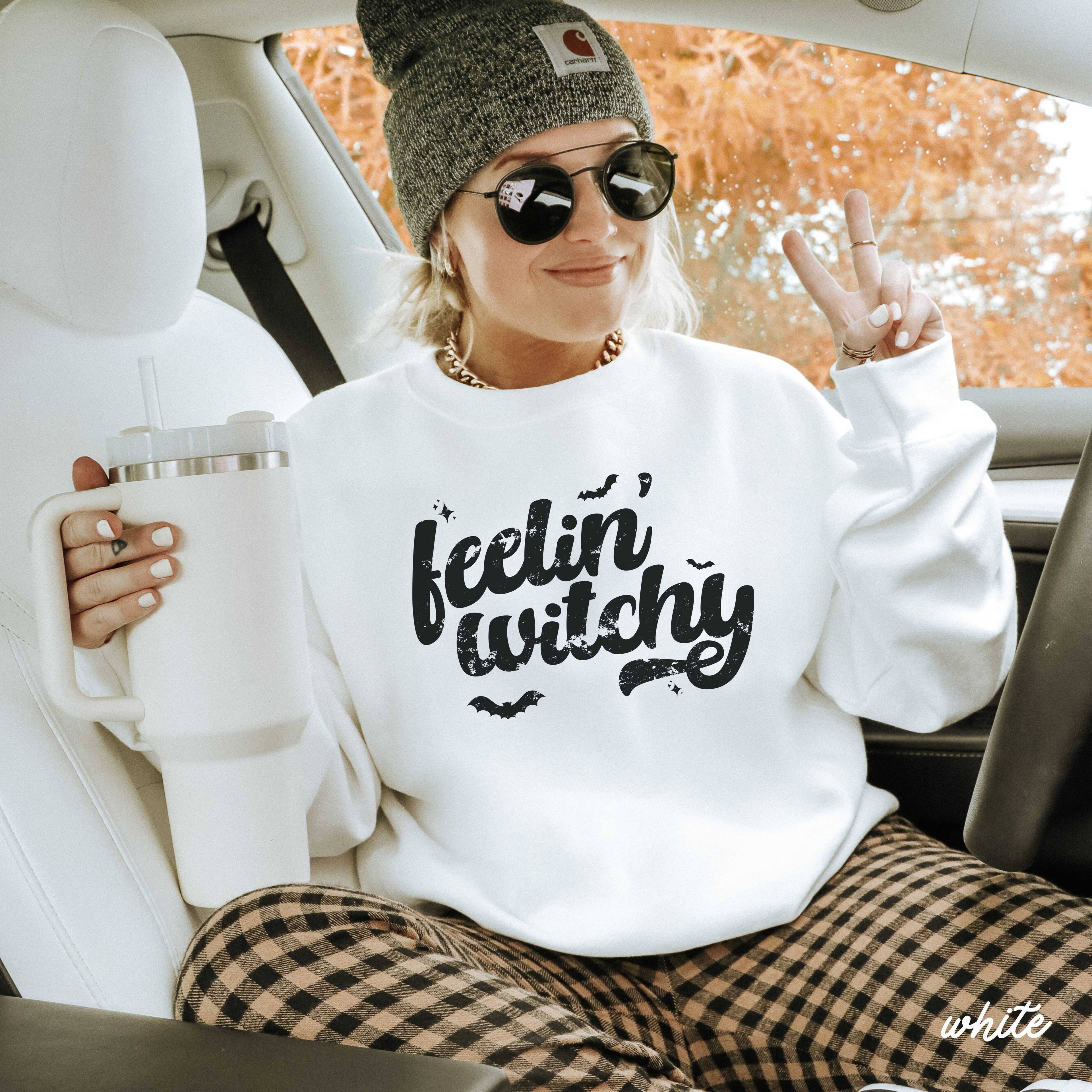 Feelin' Witchy Sweatshirt Halloween