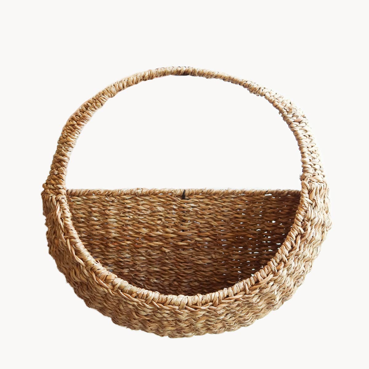 Handwoven Wicker Hanging Basket • Savar Wall Hanging Basket