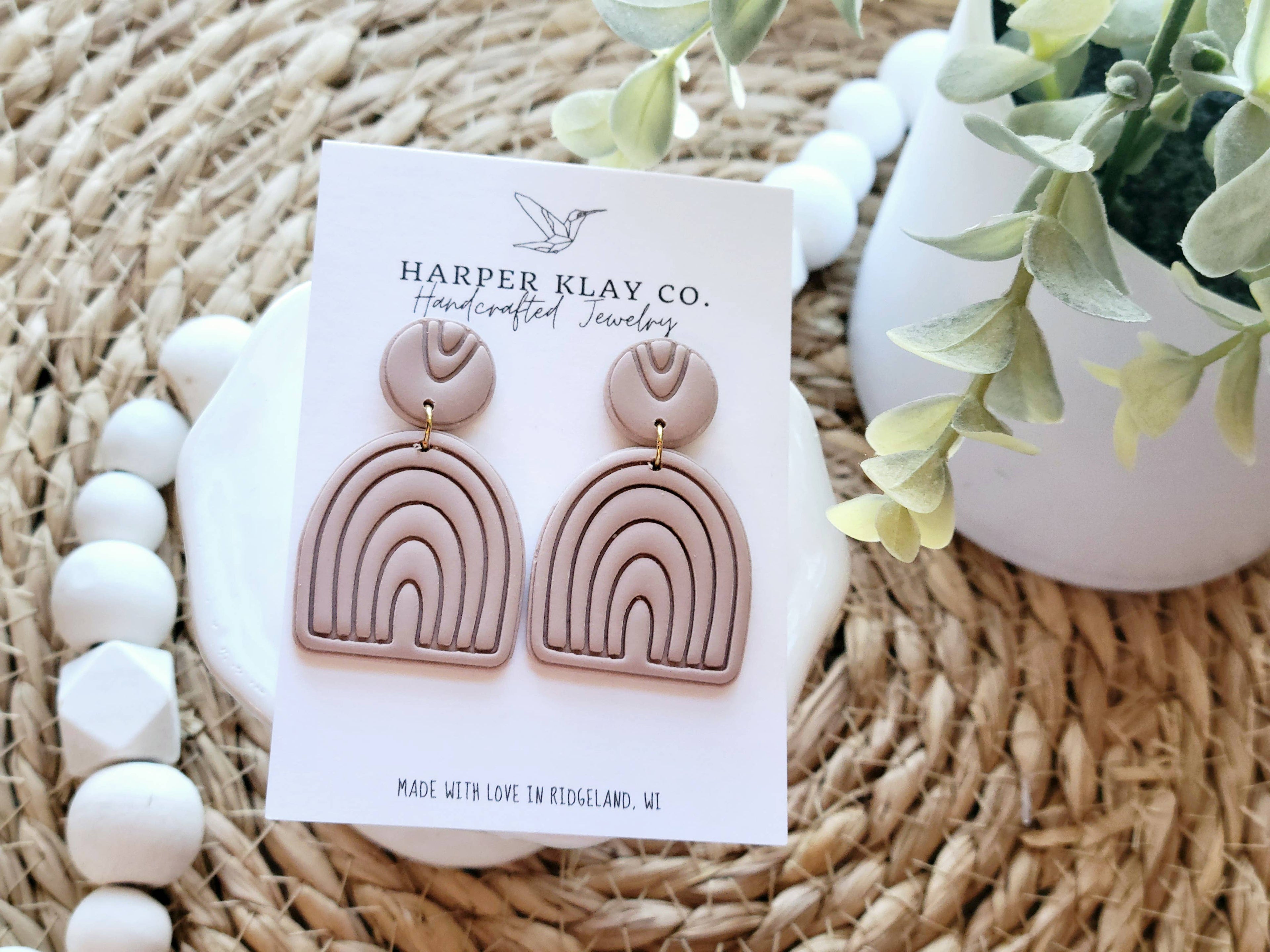 The Boho Rainbow Set- Polymer Clay Earrings