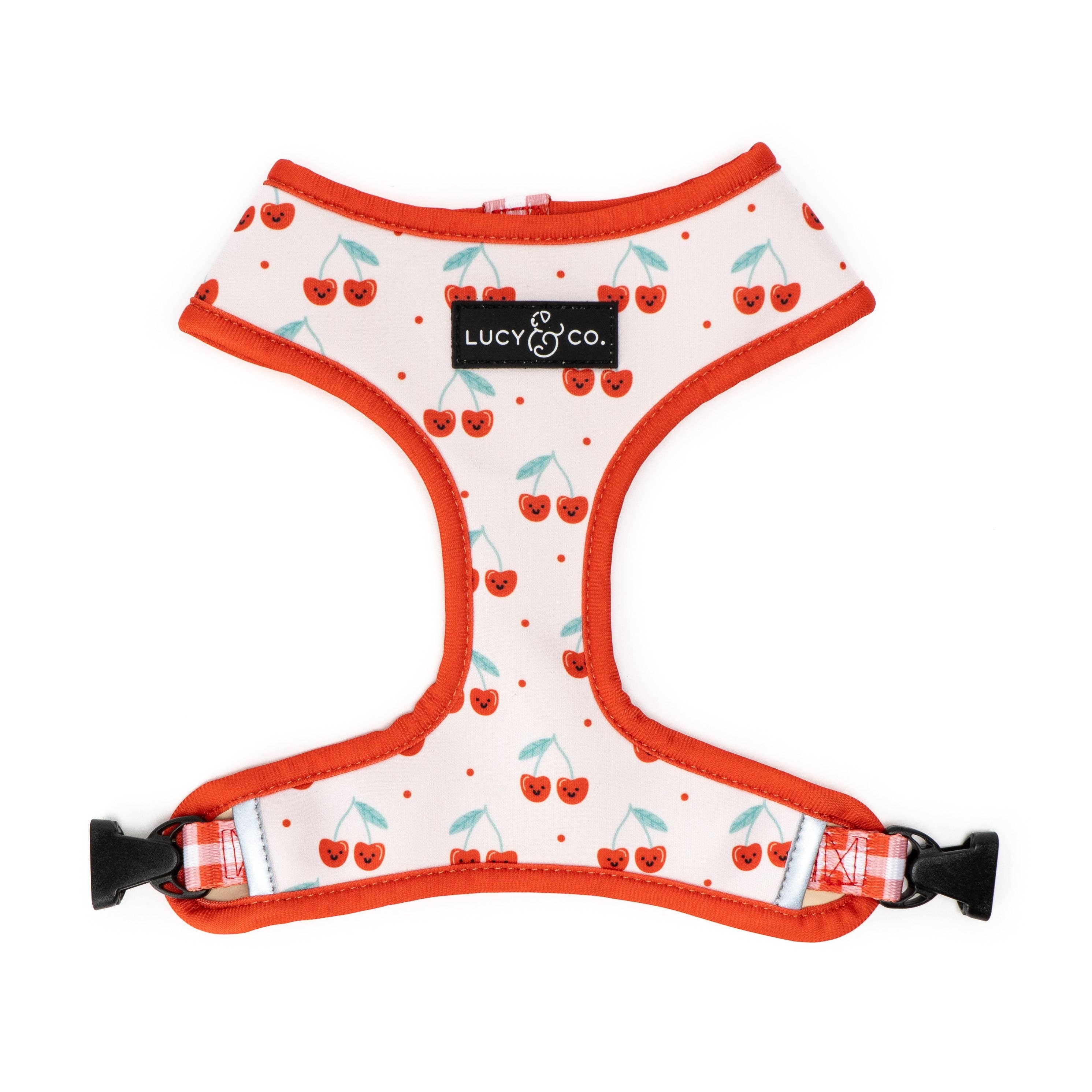 Cheery Cherries Reversible Dog Harness