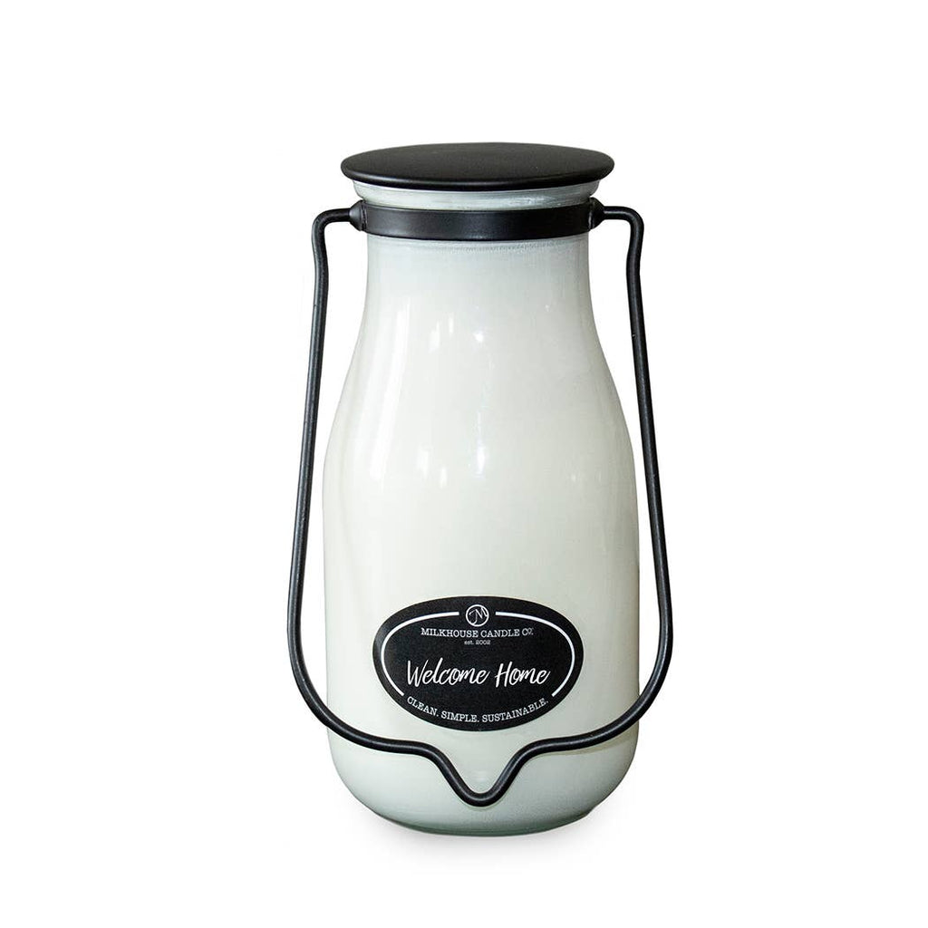 14 oz Milkbottle Candle: Welcome Home