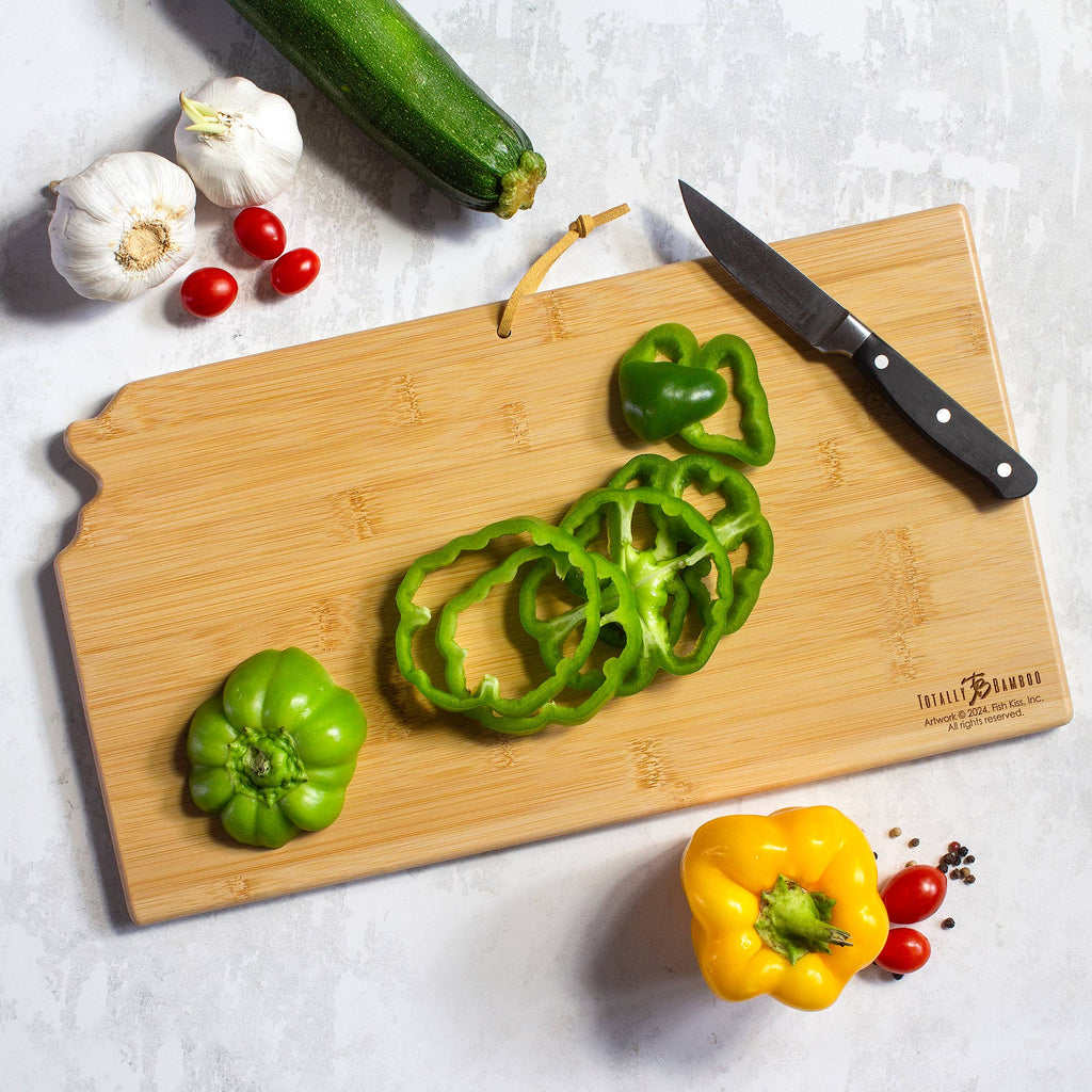 Kansas Cutting Board with Artwork by Fish Kiss™