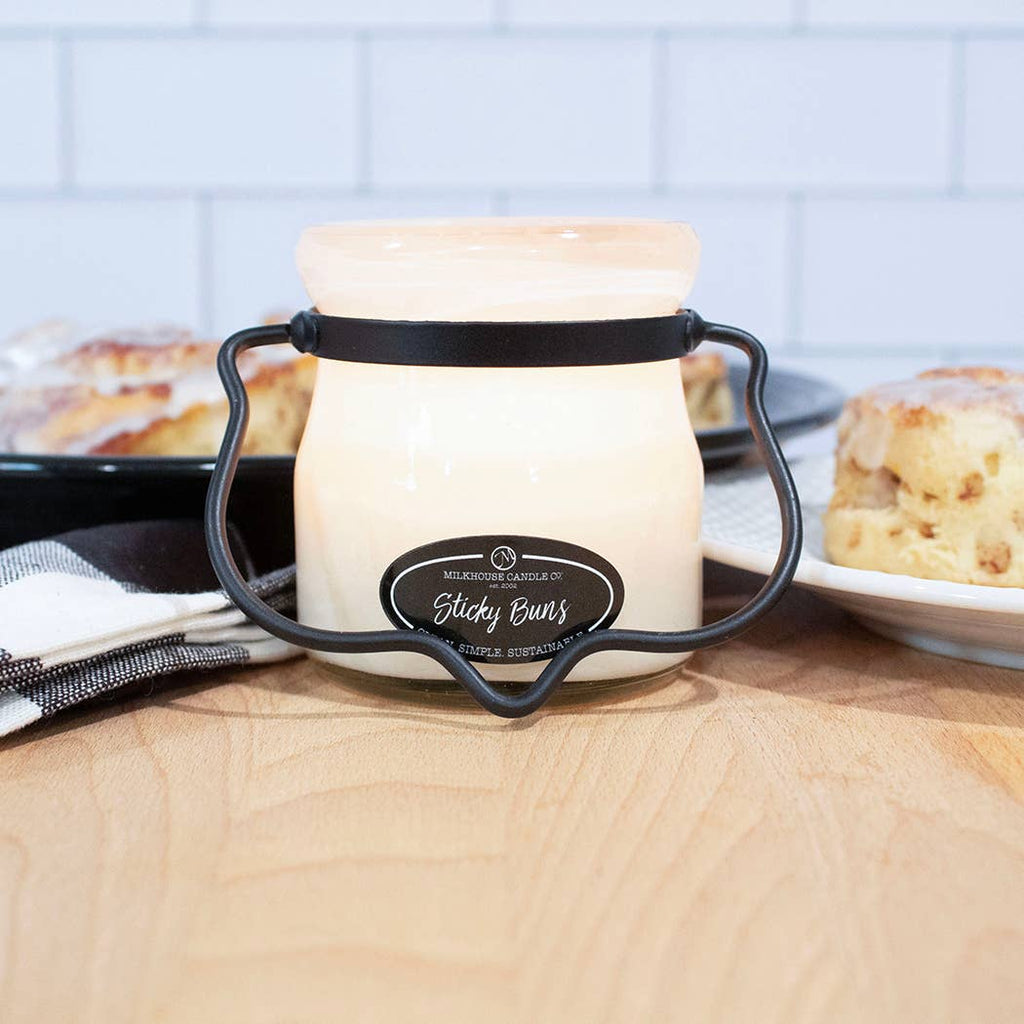 5 oz Cream Jar Candle: Sticky Buns