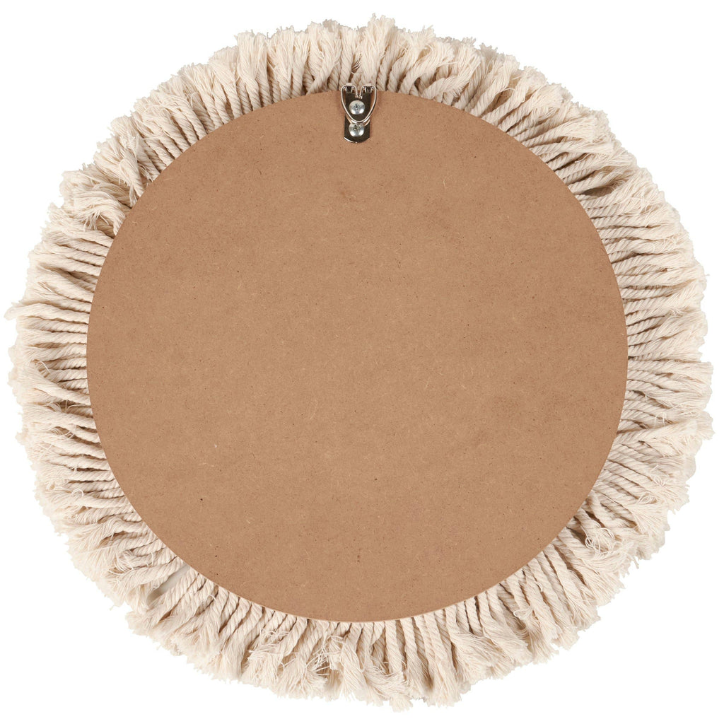 Beaded Fringe Mirror