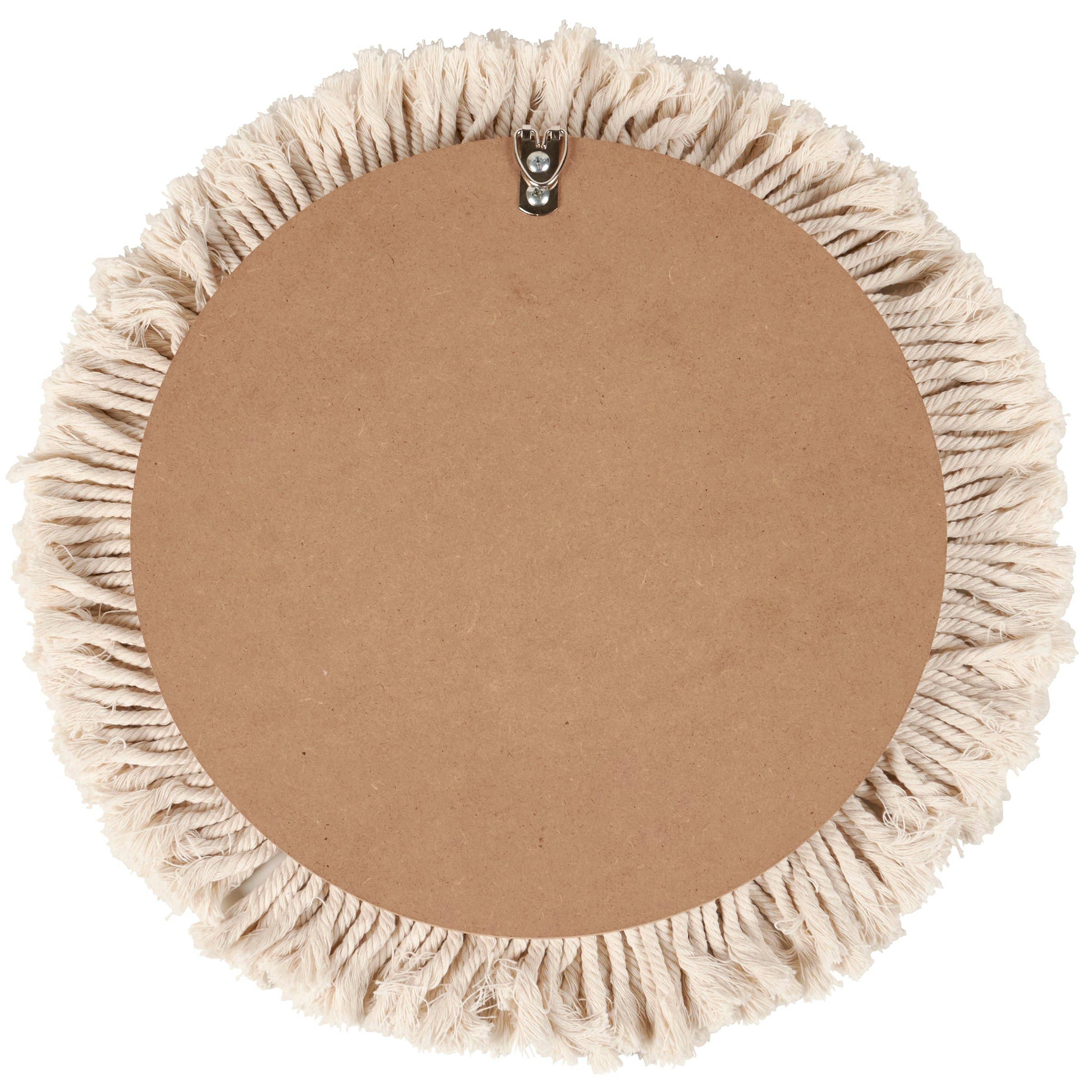 Beaded Fringe Mirror