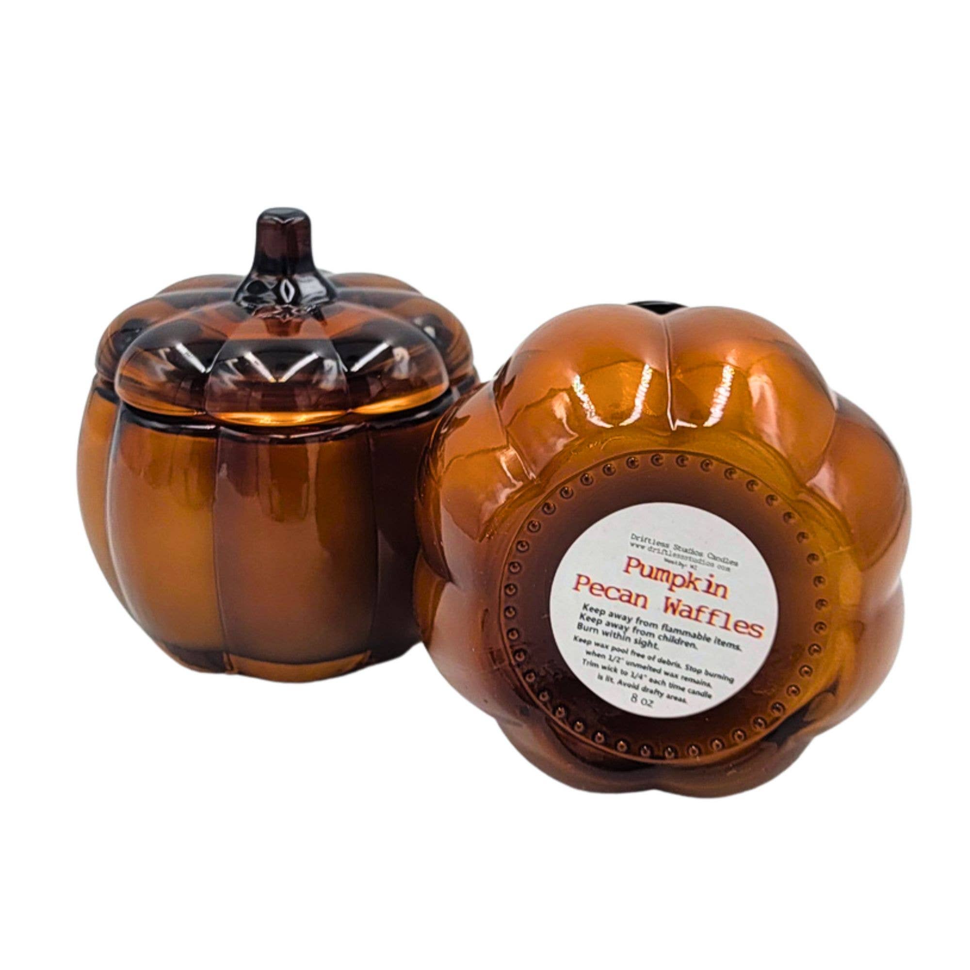 Limited Edition Pumpkin Glass Candle Vessel