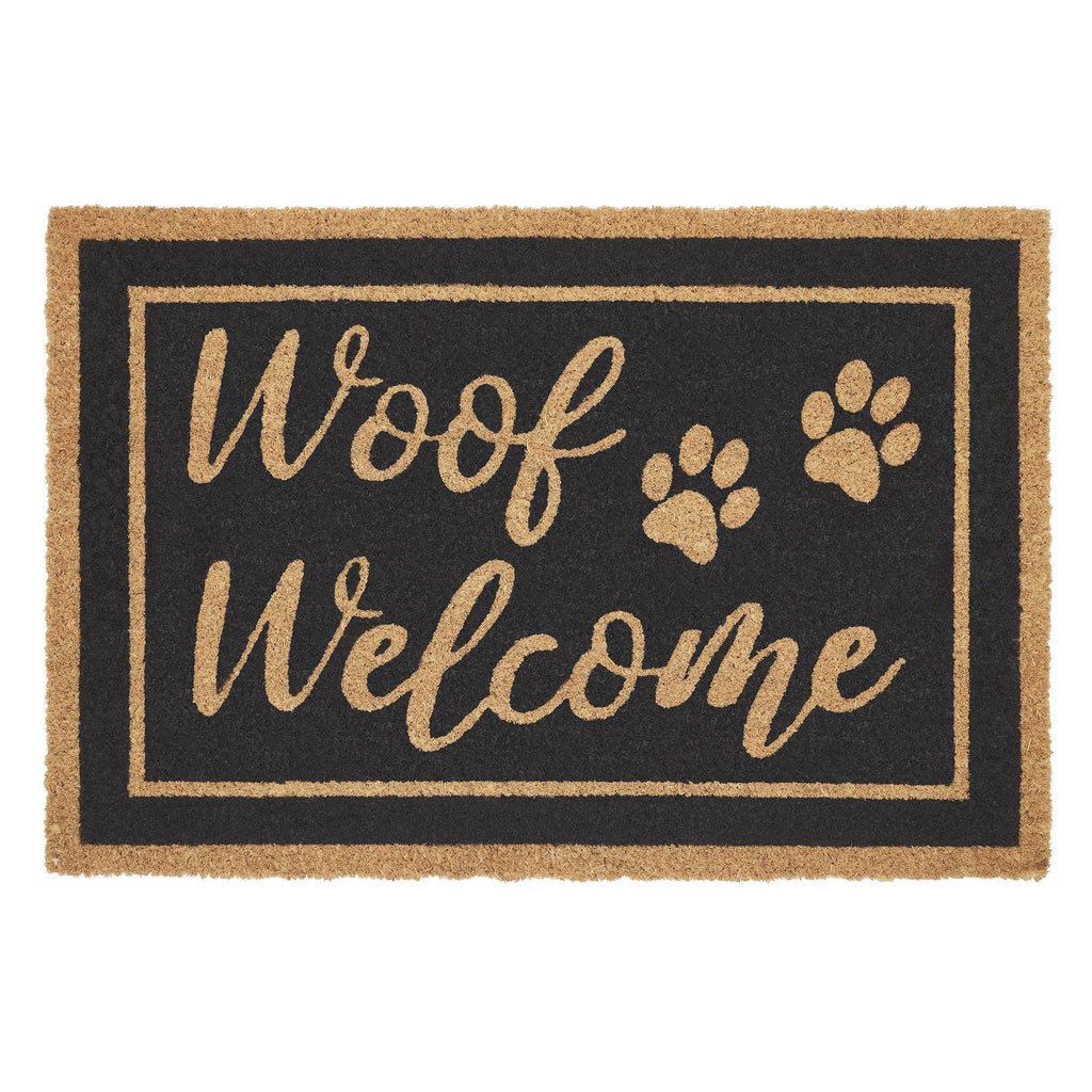 Woof Welcome Coir Rug 20x30