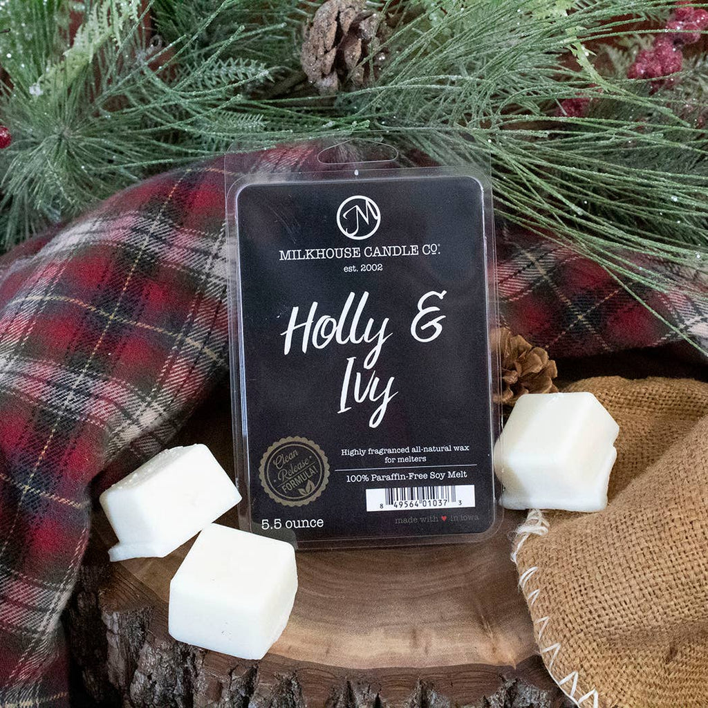 5.5 oz Wax Melts: Holly & Ivy