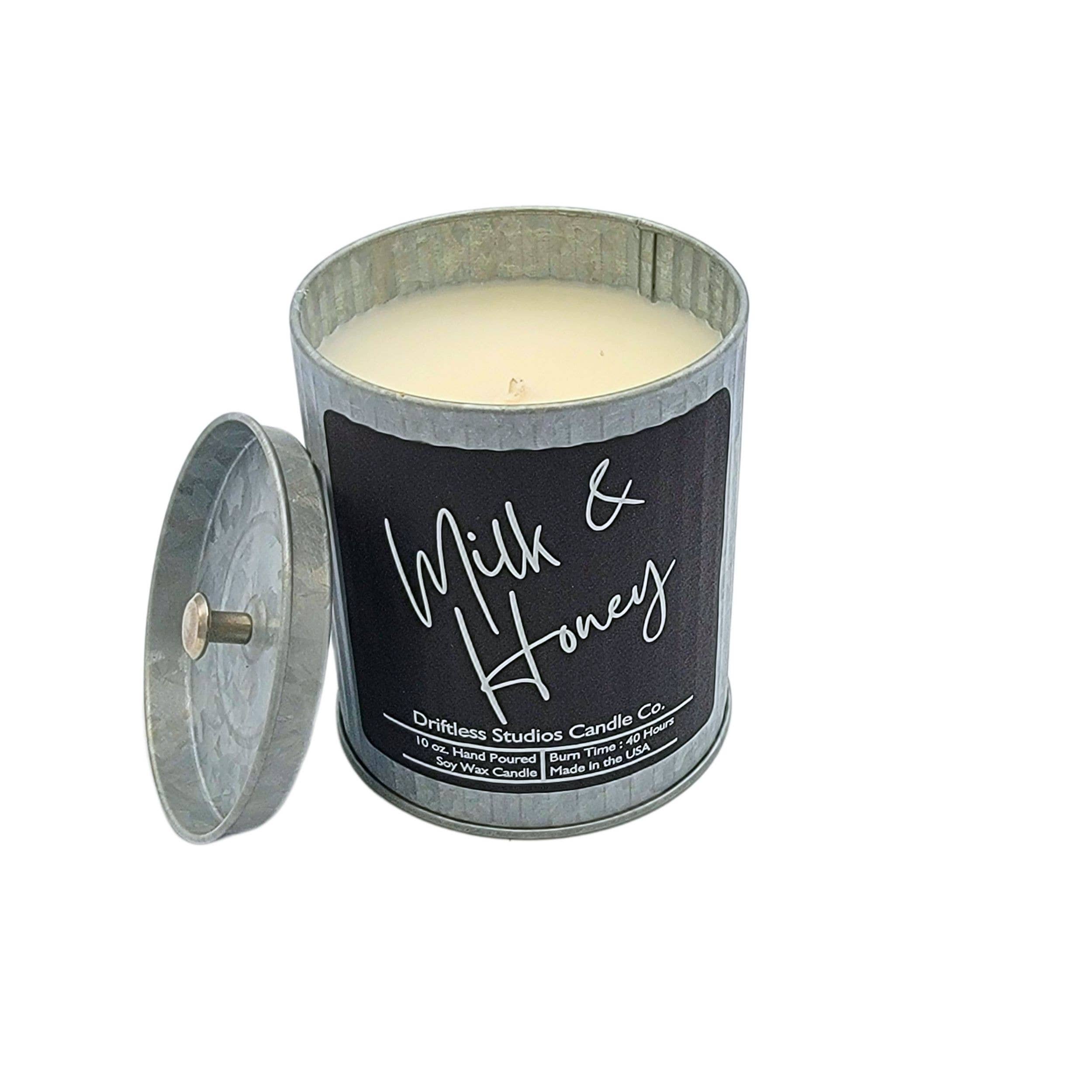 Milk & Honey Soy Wax Candle Scented Farmhouse Candles