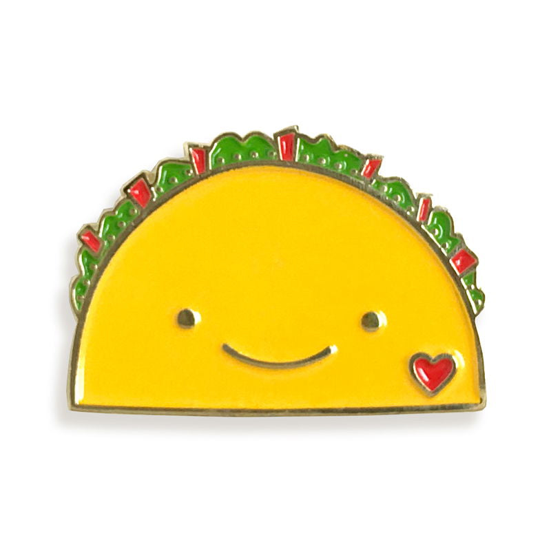 Taco Tuesday Keychain + Pin Gift Set