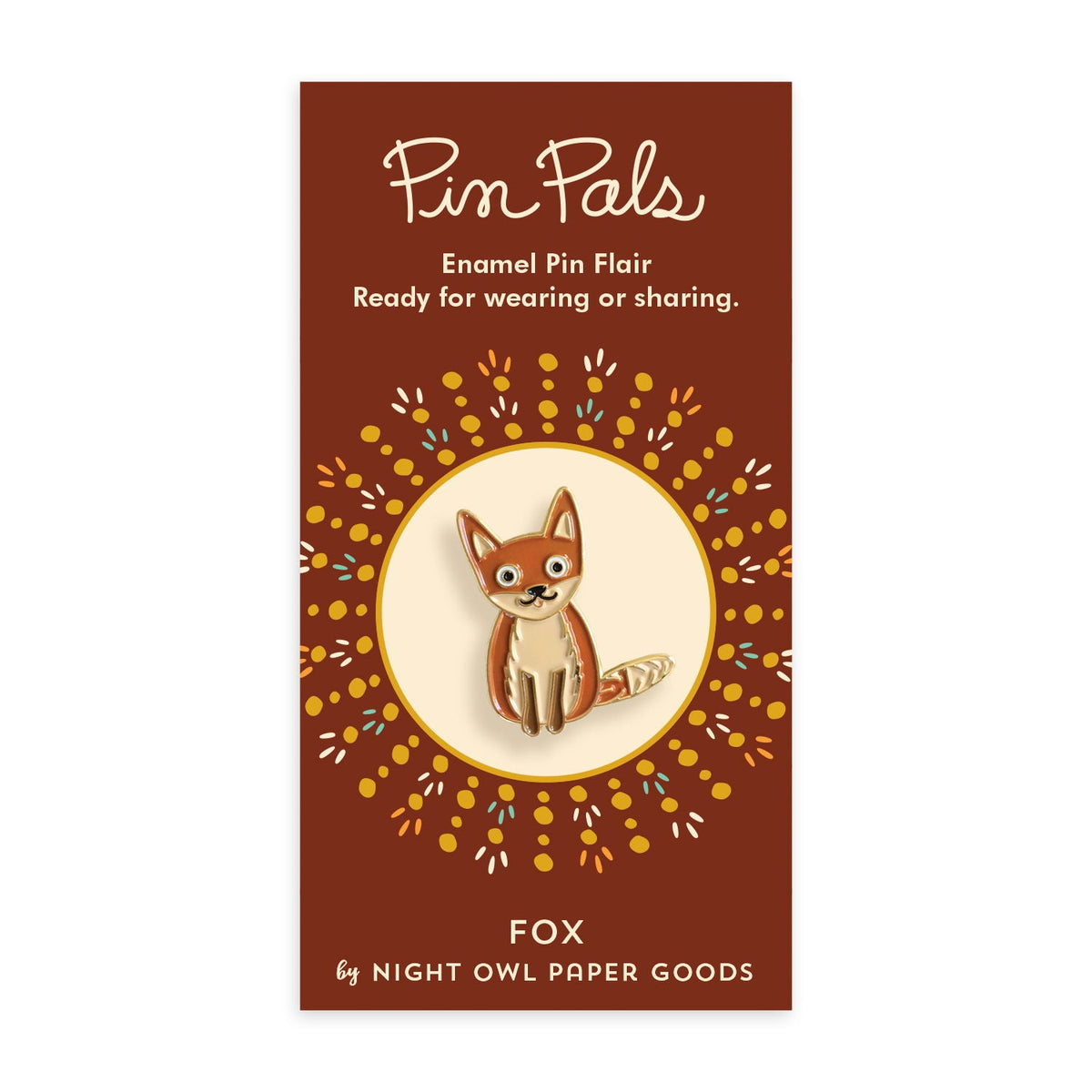 Fox Enamel Pin