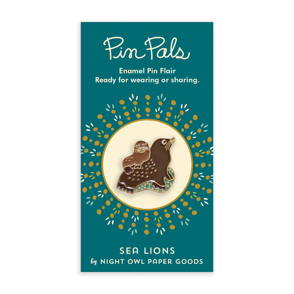 Sea Lions Enamel Pin