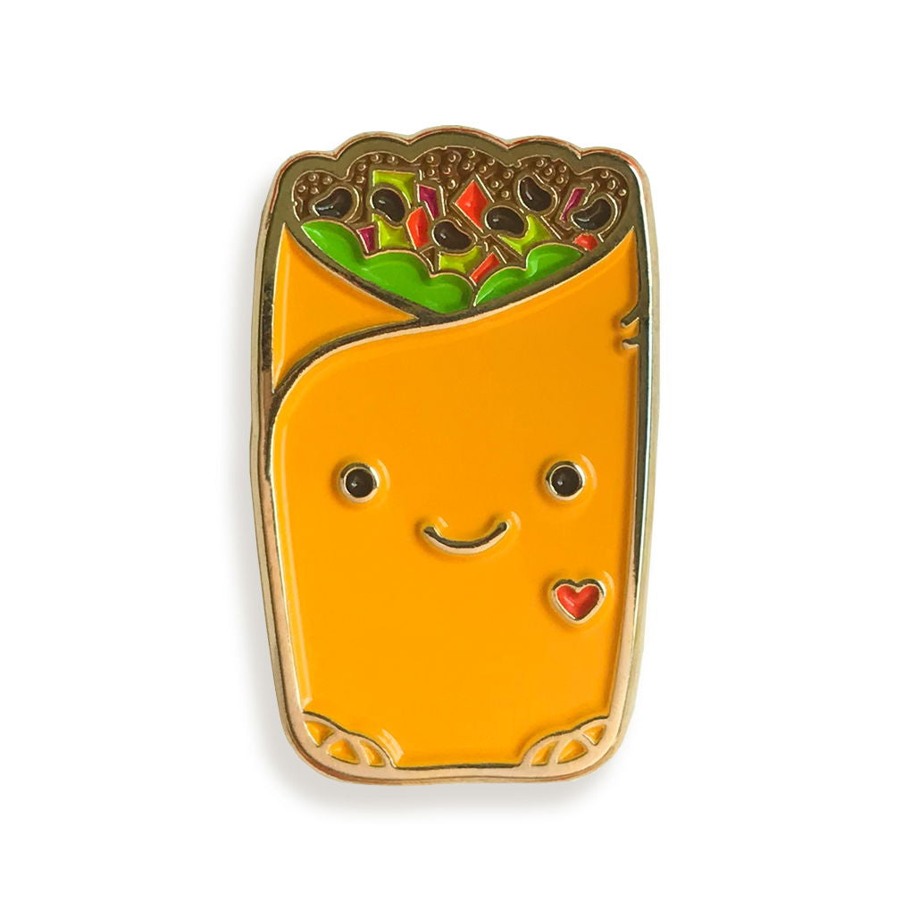 Neato Burrito Keychain + Pin Gift Set