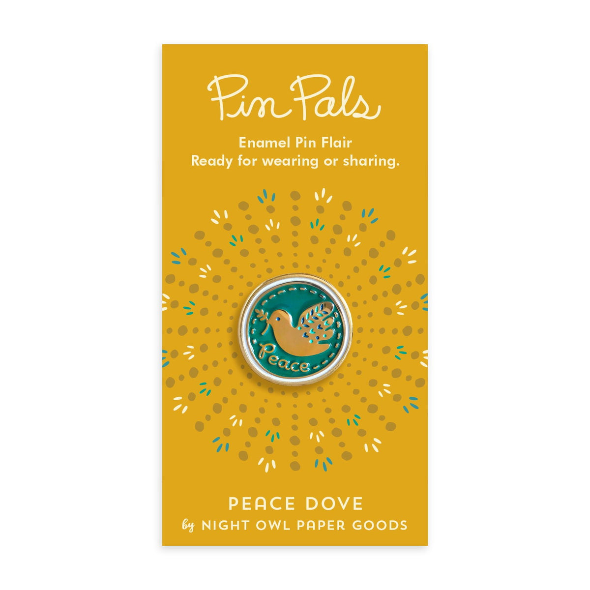 Peace Dove Enamel Pin