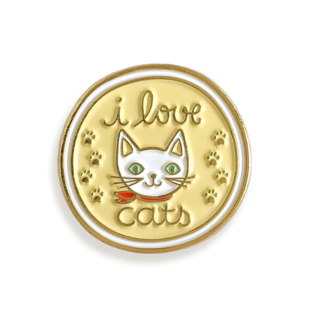 Purrfect Day Travel Buddies Keychain + Pin Gift Set