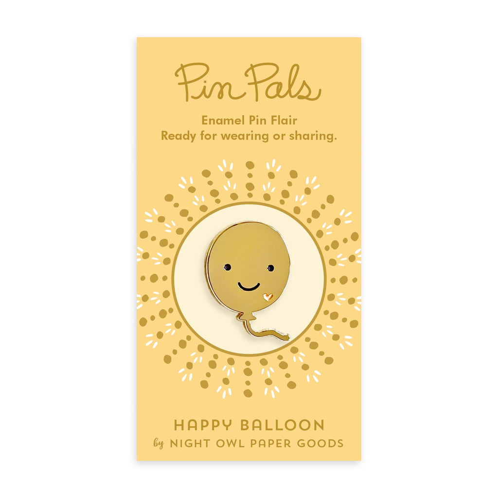 Happy Balloon Enamel Pin