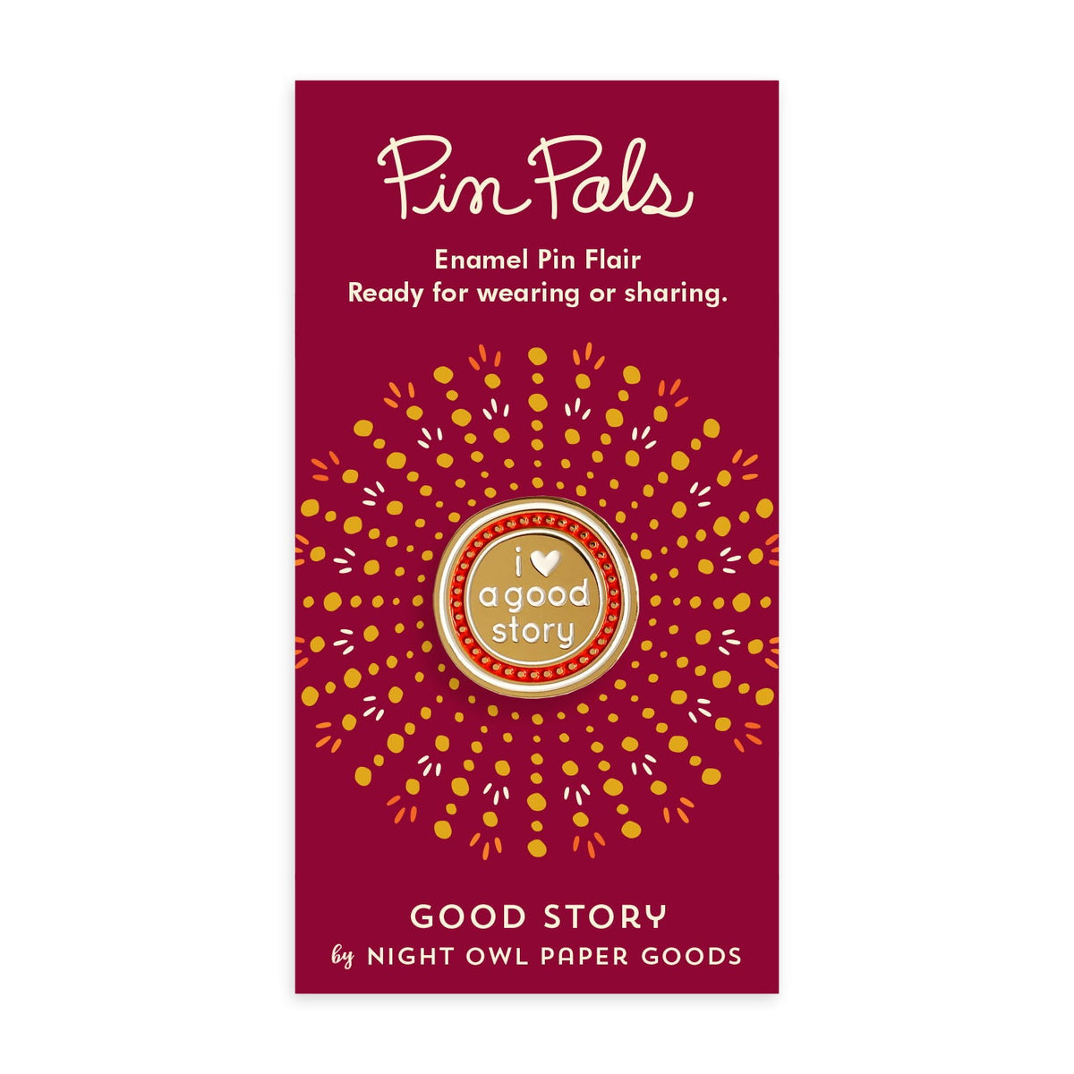 Good Story Enamel Pin