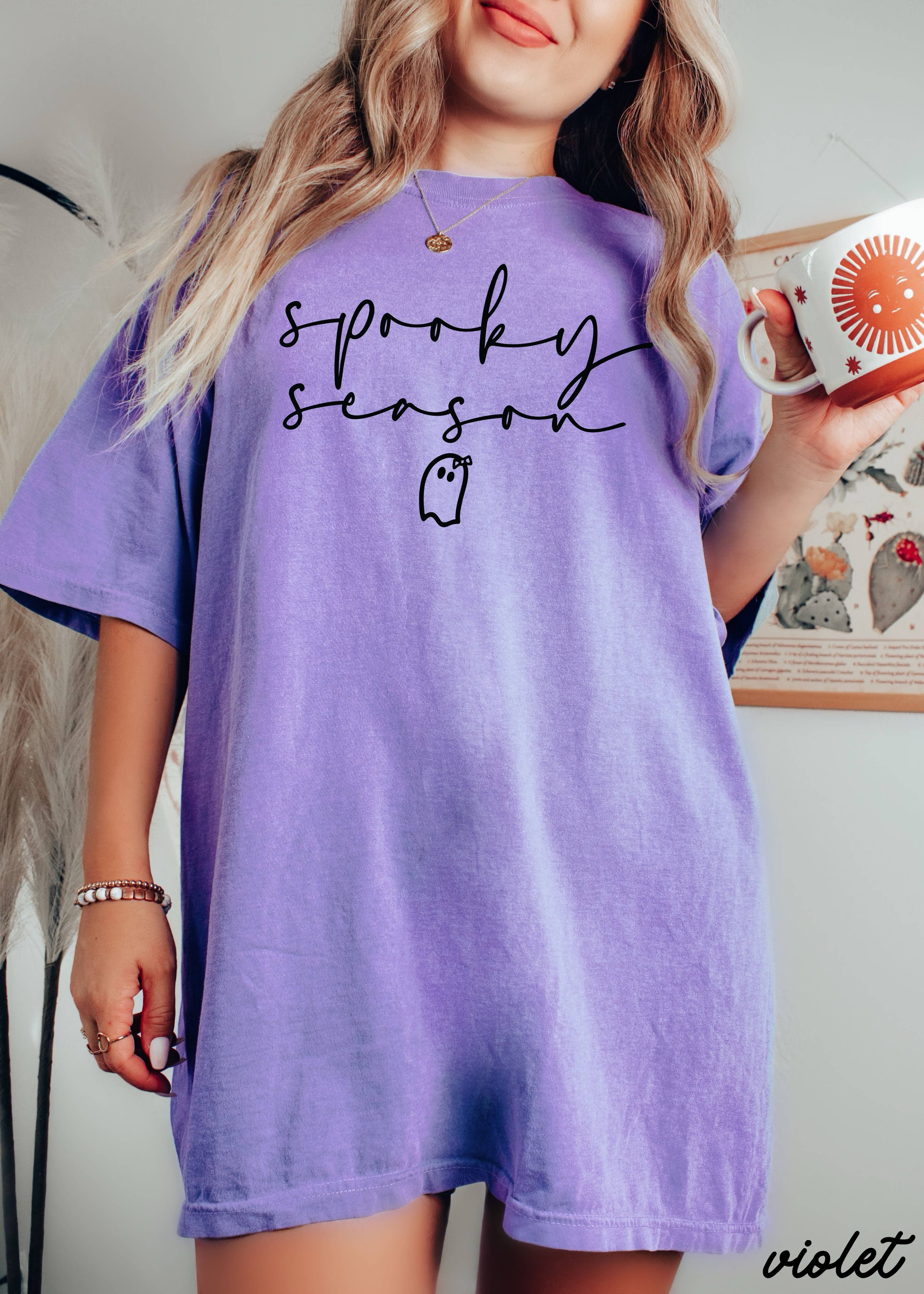Spooky Season Ghost Graphic Tee