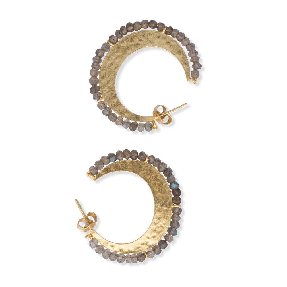 Tribal Delight Hoop Earrings Myra Bag