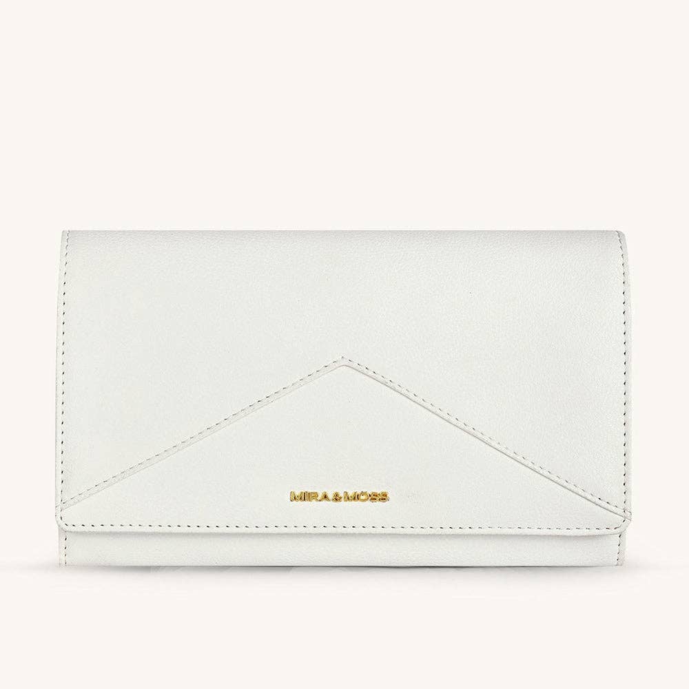Mira & Moss Napa Long Wallet - Ivory