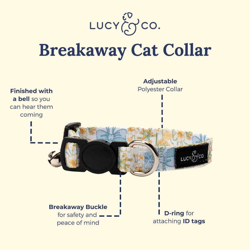 Sunshine and Daffodils Breakaway Cat Collar