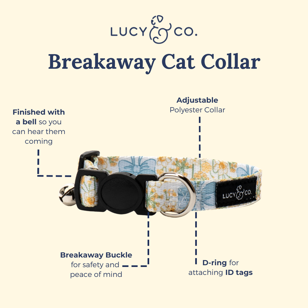 Sunshine and Daffodils Breakaway Cat Collar