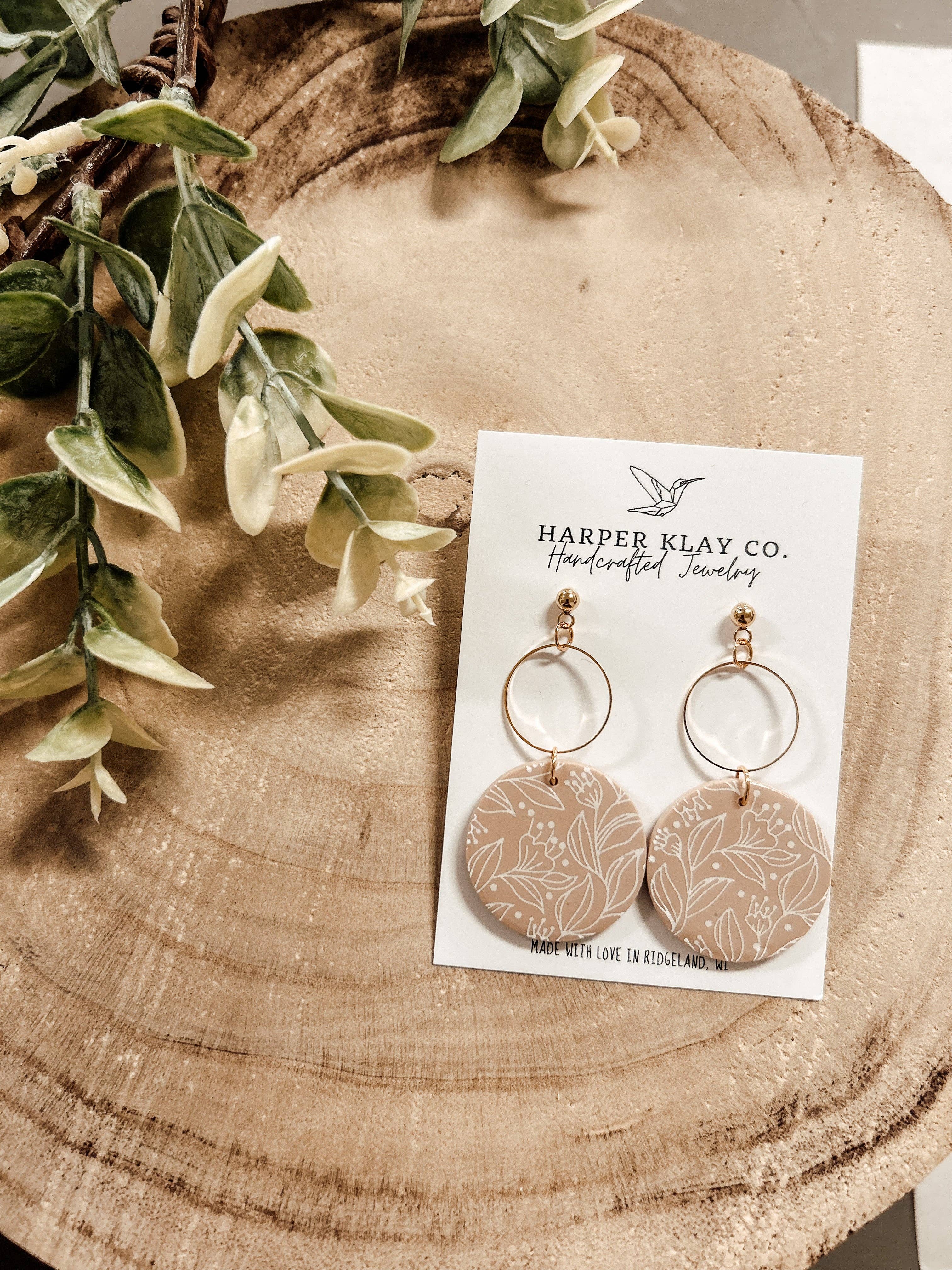 The Lily Set- Polymer Clay Dangle Earrings