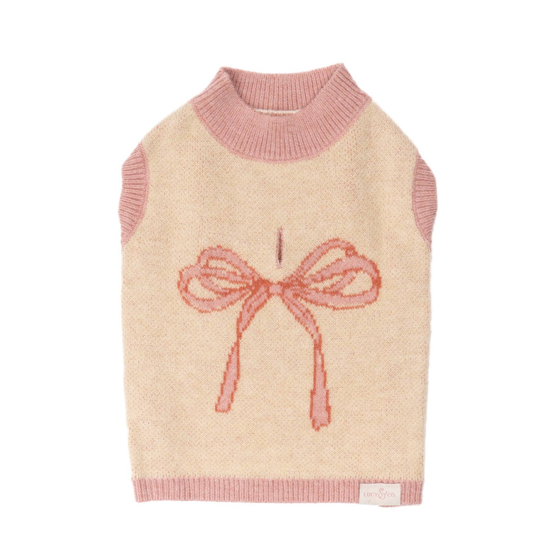 Take a Bow Dog Sweater