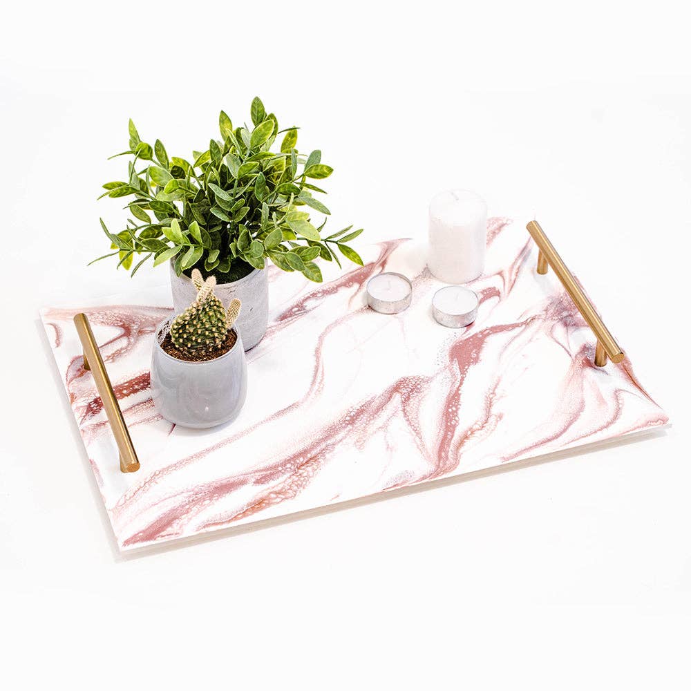 Resin Serving Trays & Lazy Susans