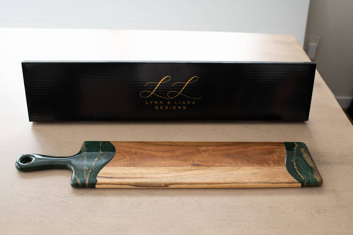 Resin Cheese/Charcuterie Board - Baguette 5"x24"