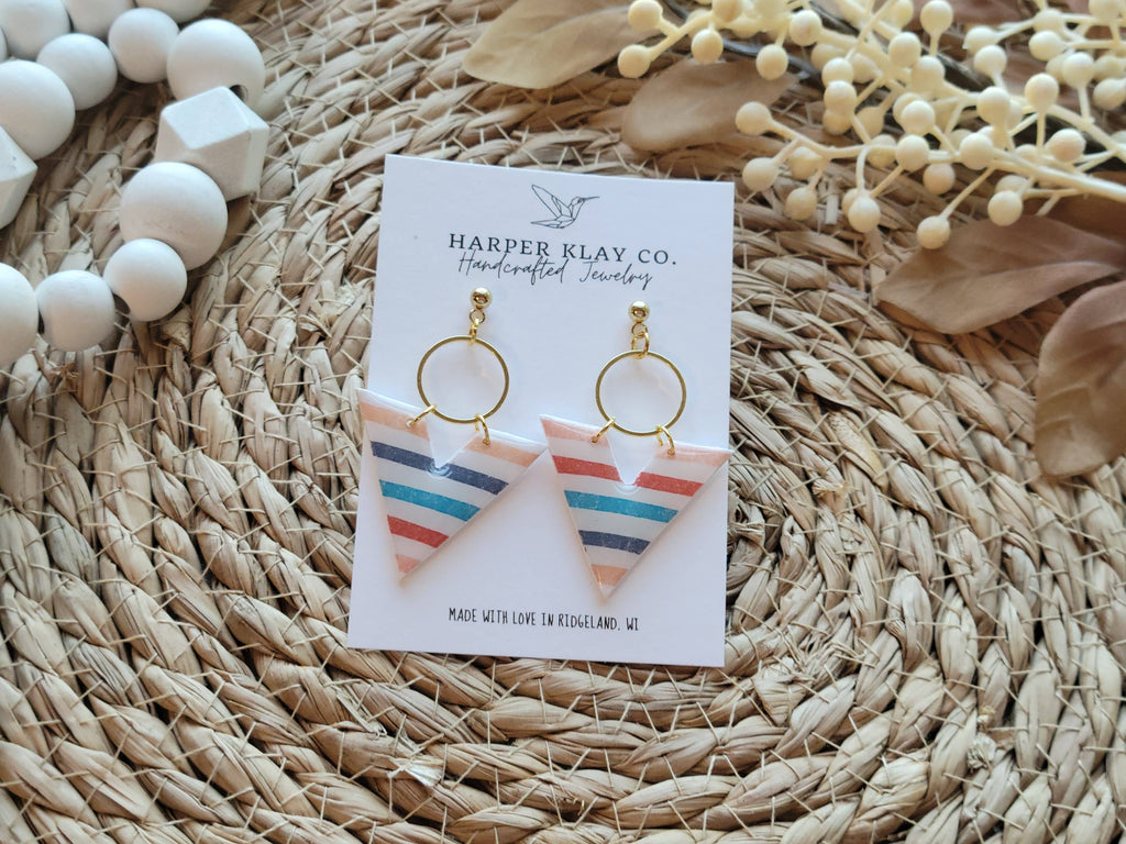 The Arrow Set - Fall Polymer Clay Earrings