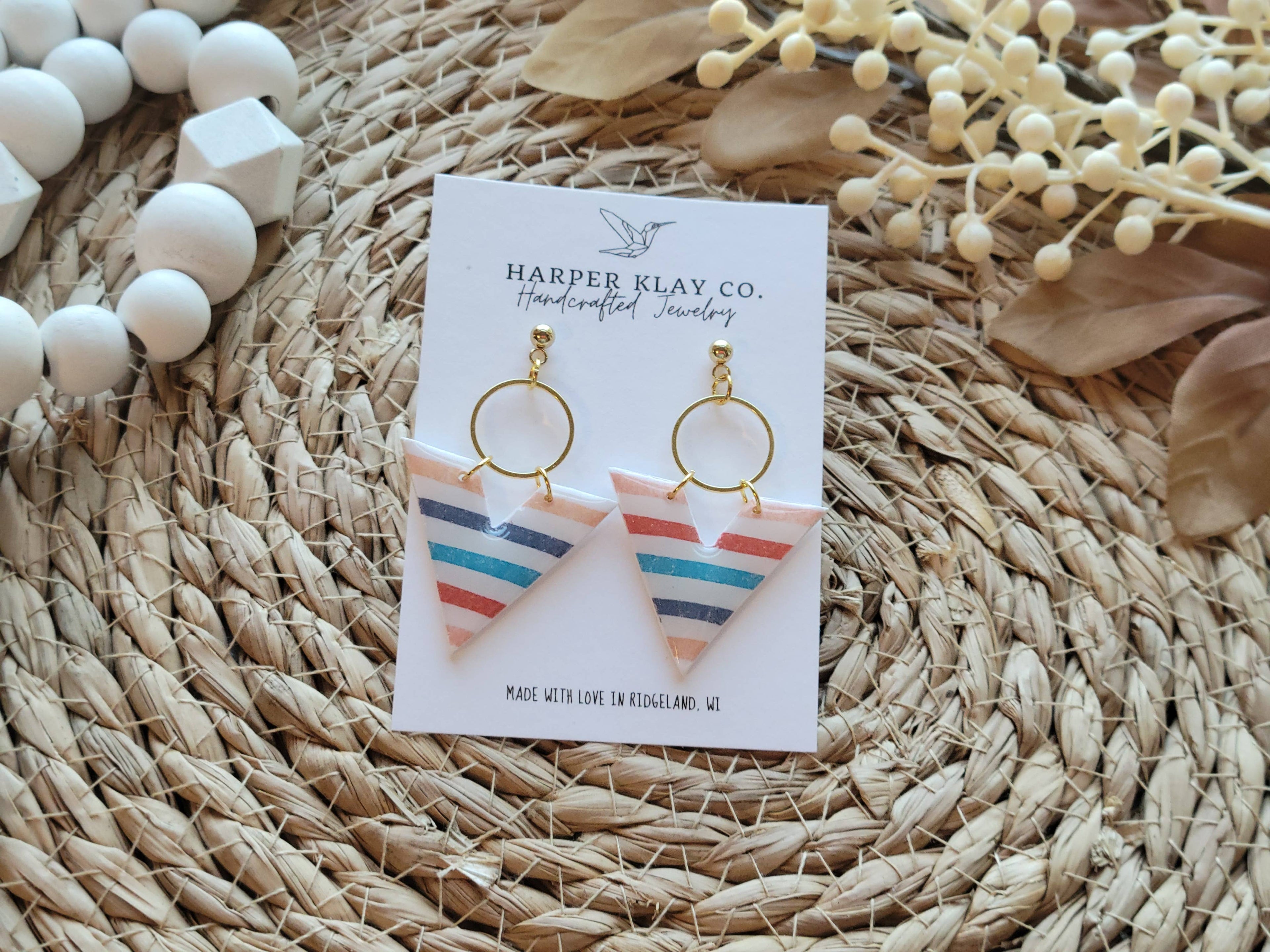 The Arrow Set - Fall Polymer Clay Earrings
