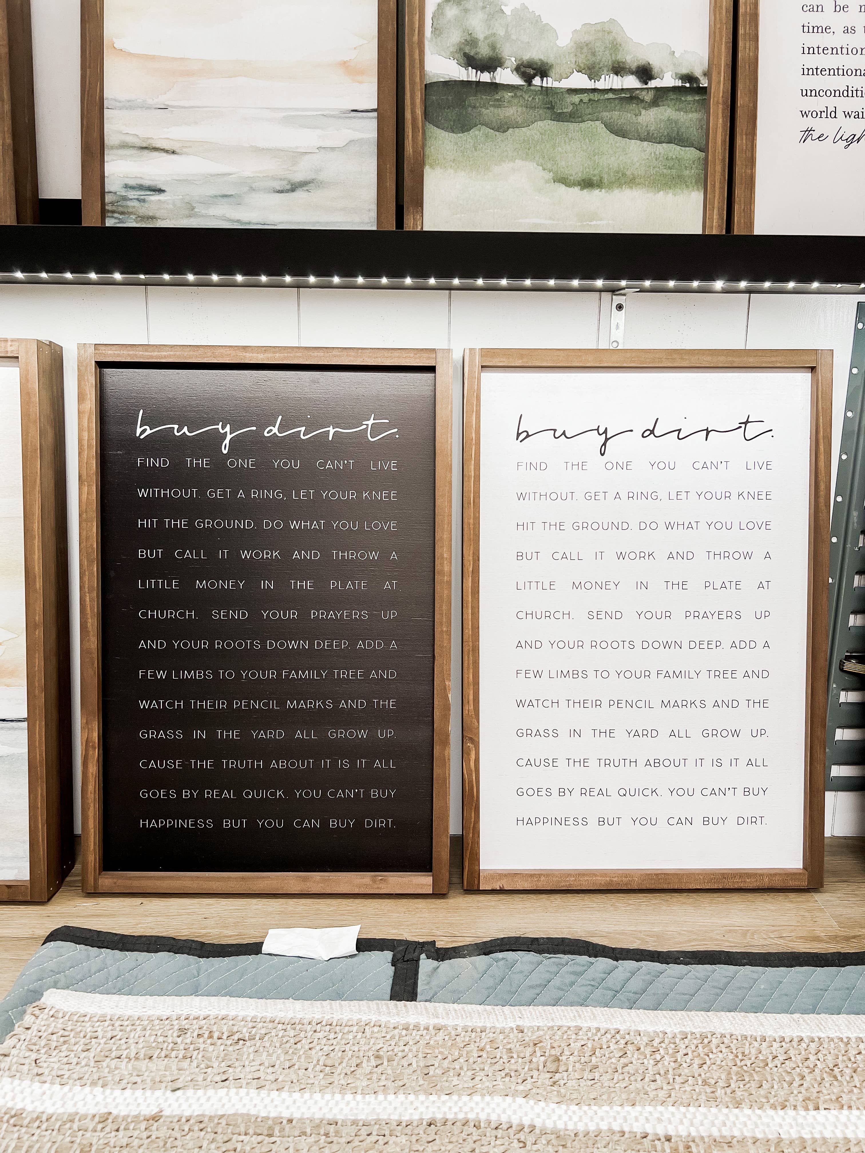 Buy Dirt | Wall Art, Wall Decor