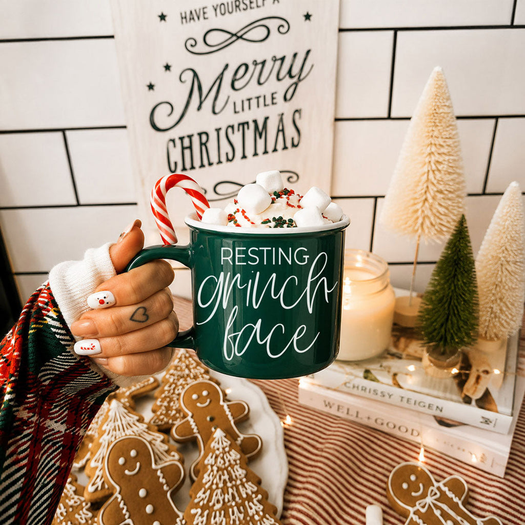 Grinch Face Mug