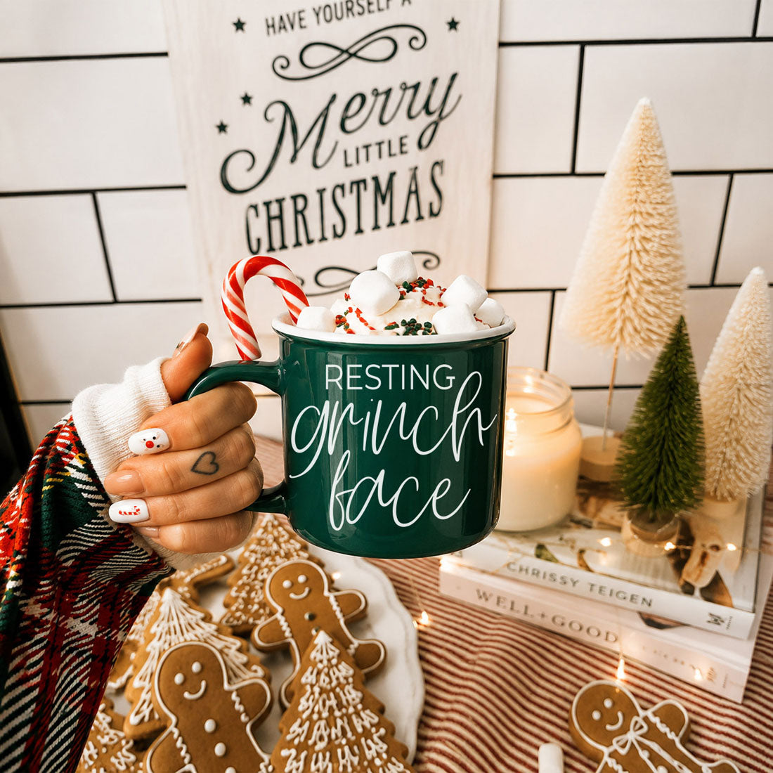 Grinch Face Mug