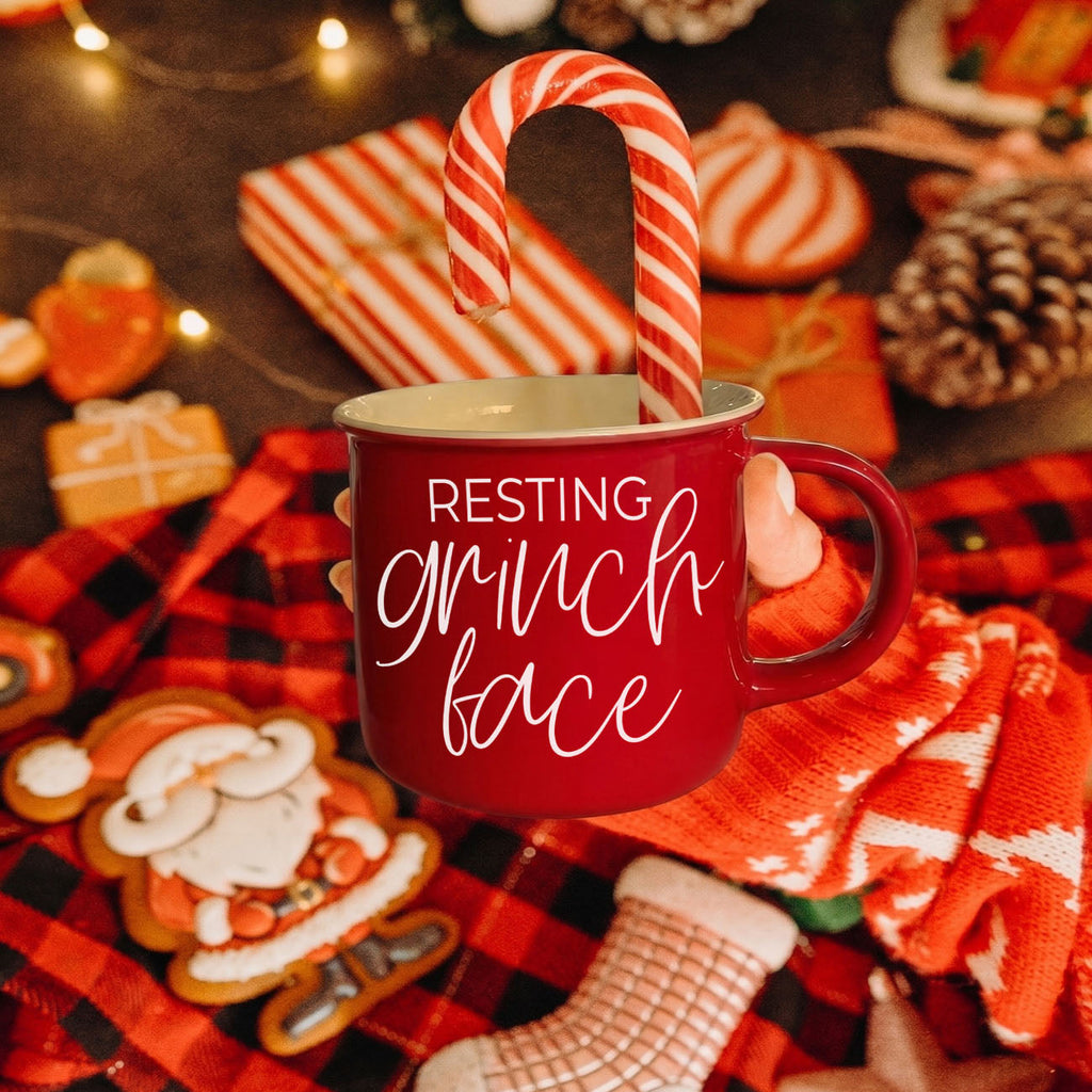 Grinch Face Mug