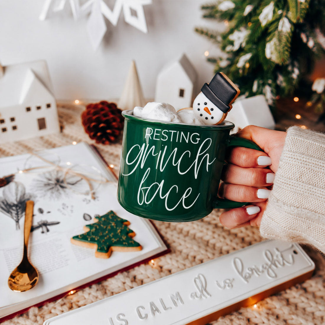 Grinch Face Mug